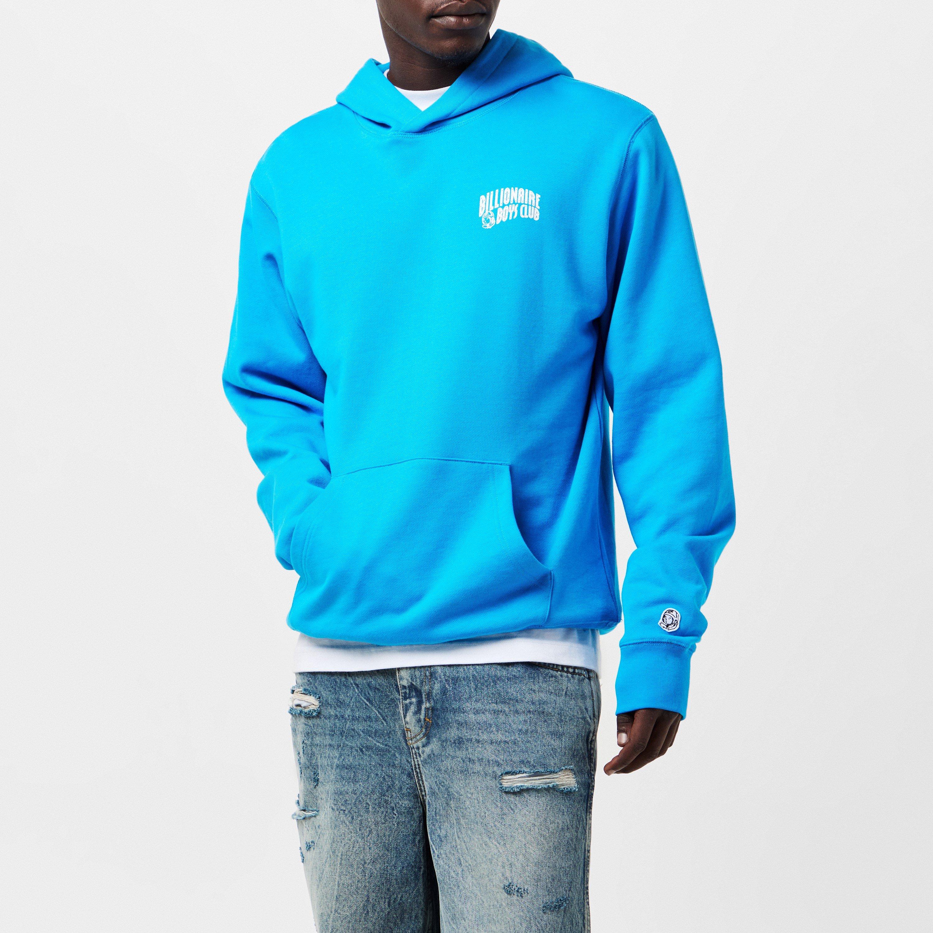 Aqua Blue - Billionaire Boys Club - Small Arch Logo Oth Hoodie - 3