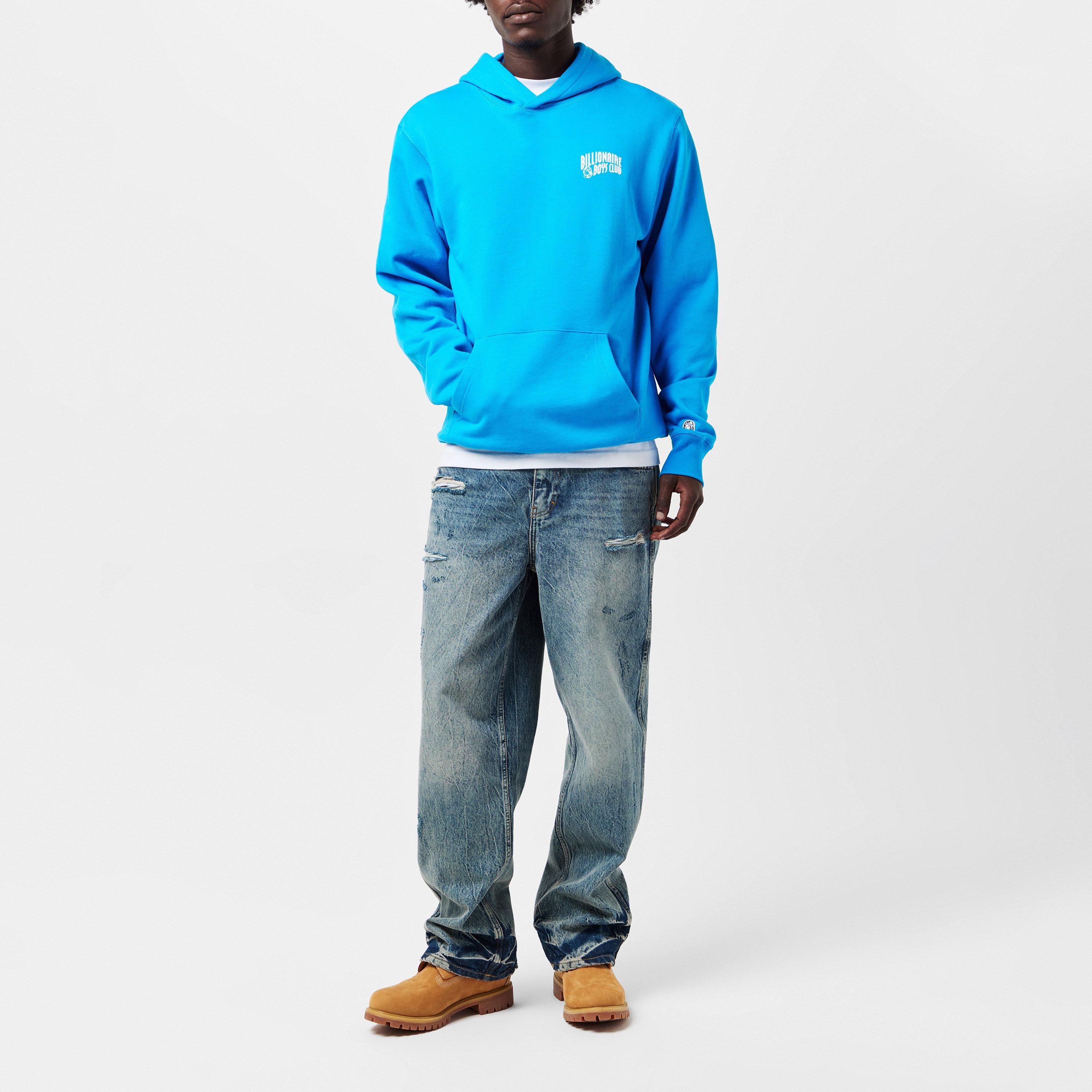Aqua Blue - Billionaire Boys Club - Small Arch Logo Oth Hoodie - 6