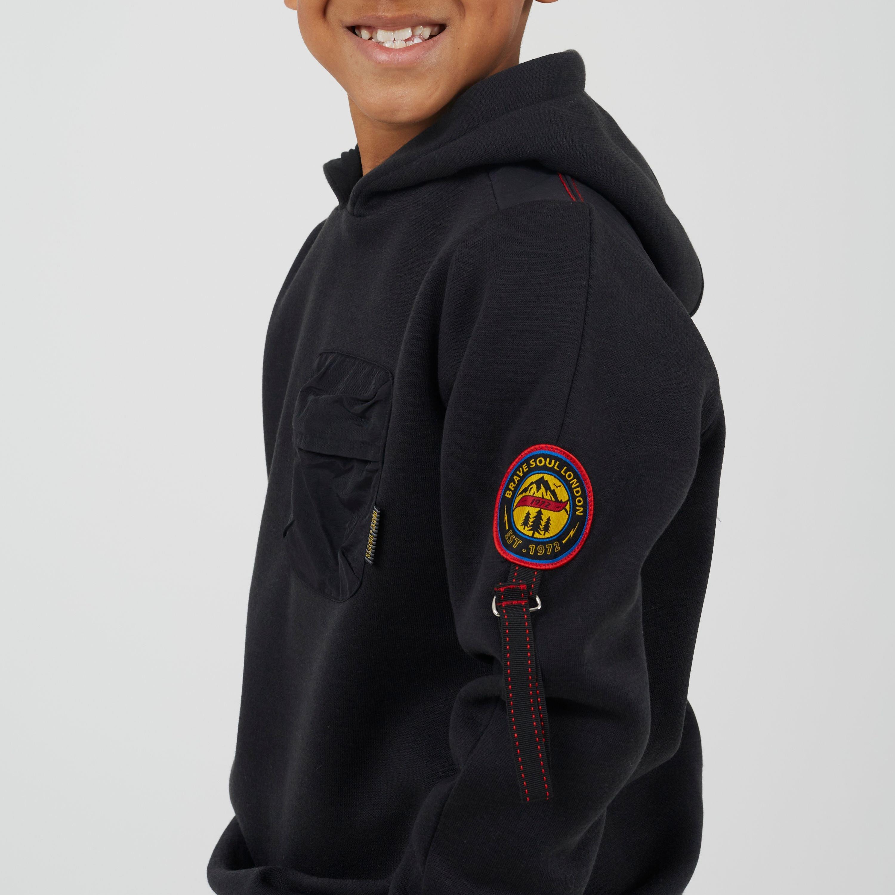 Jet Black - Brave Soul - Pull Over Hoodie - 3