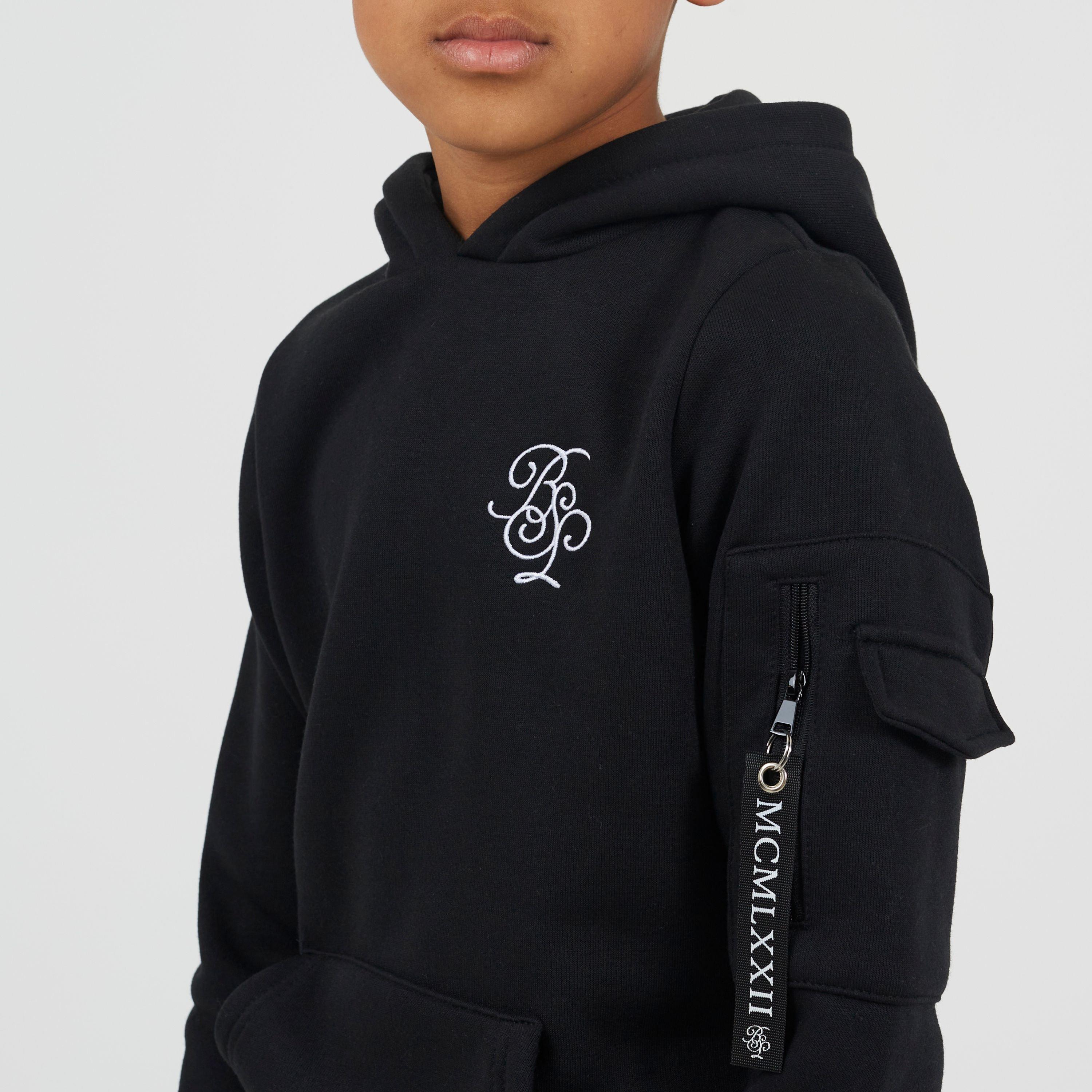 Sort/Hvid - Brave Soul - 3x Pce Hoody Jn99 - 3