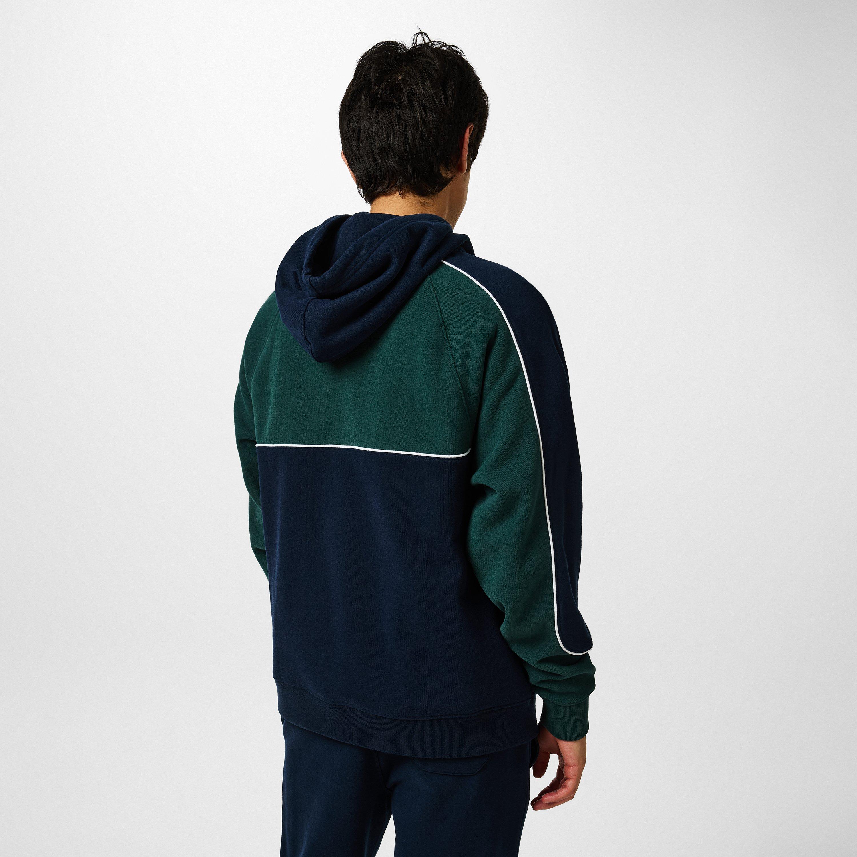 Navy/Green - Jack Wills - Piped Crest Hoodie - 4