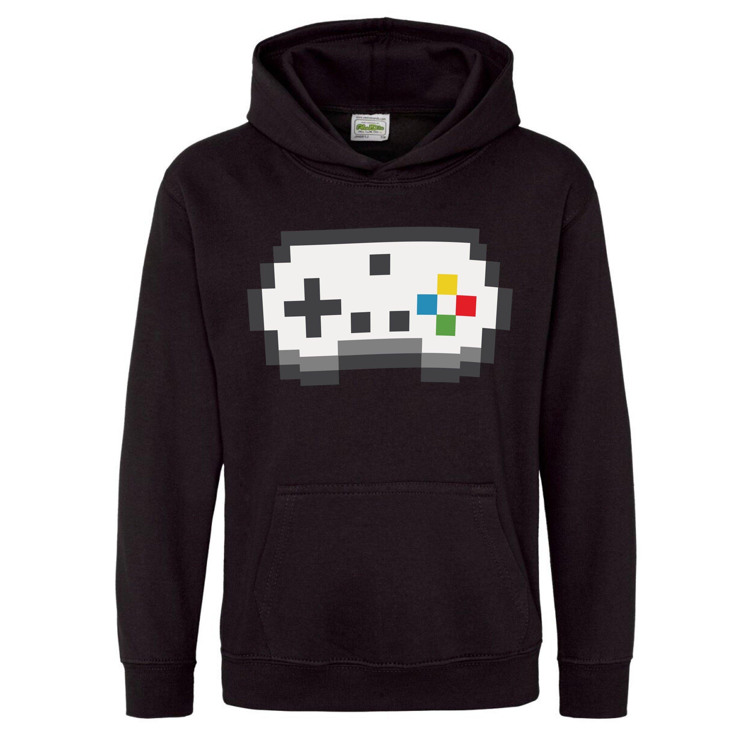 Juniors Retro Gaming Printed Hoodie