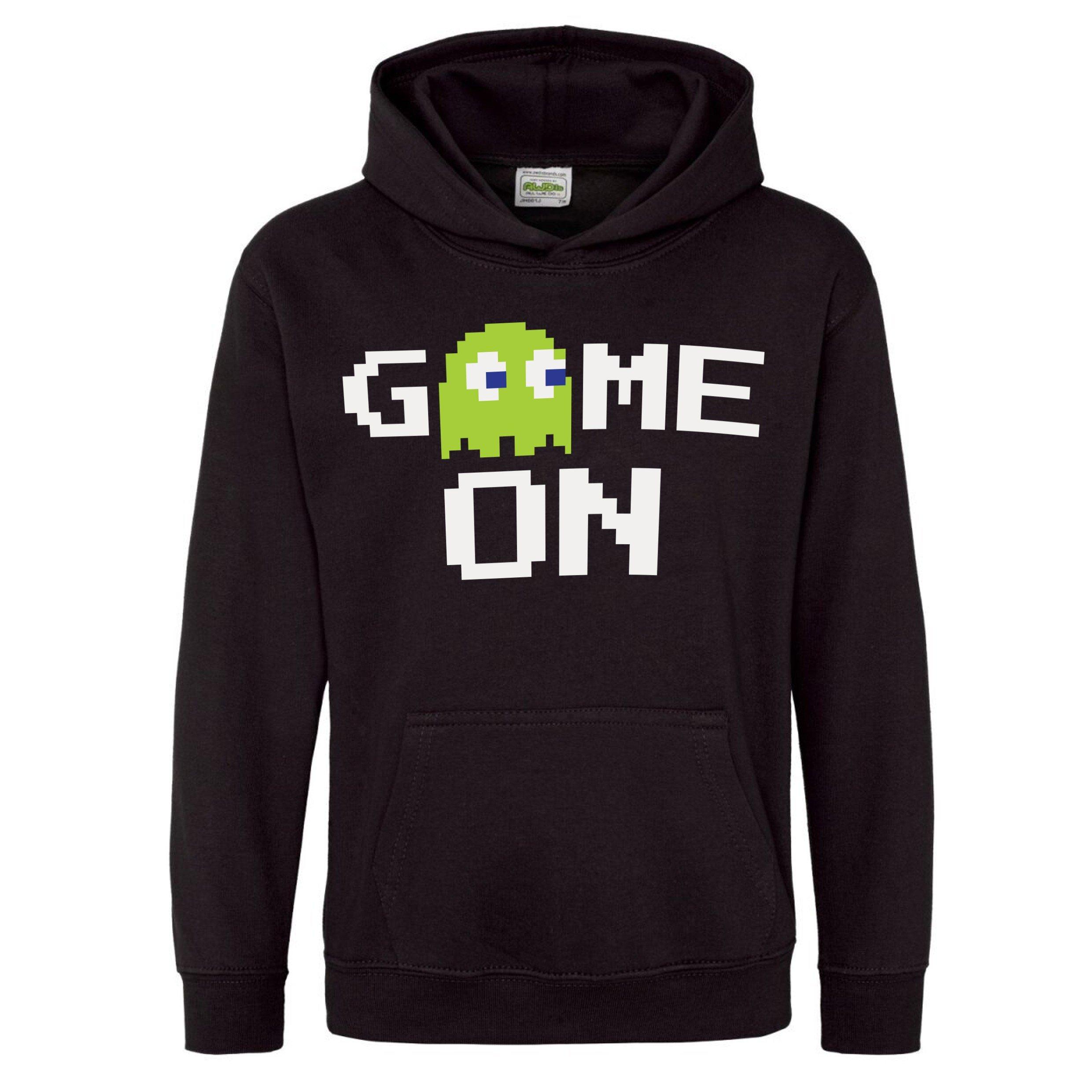 Juniors Retro Gaming Printed Hoodie