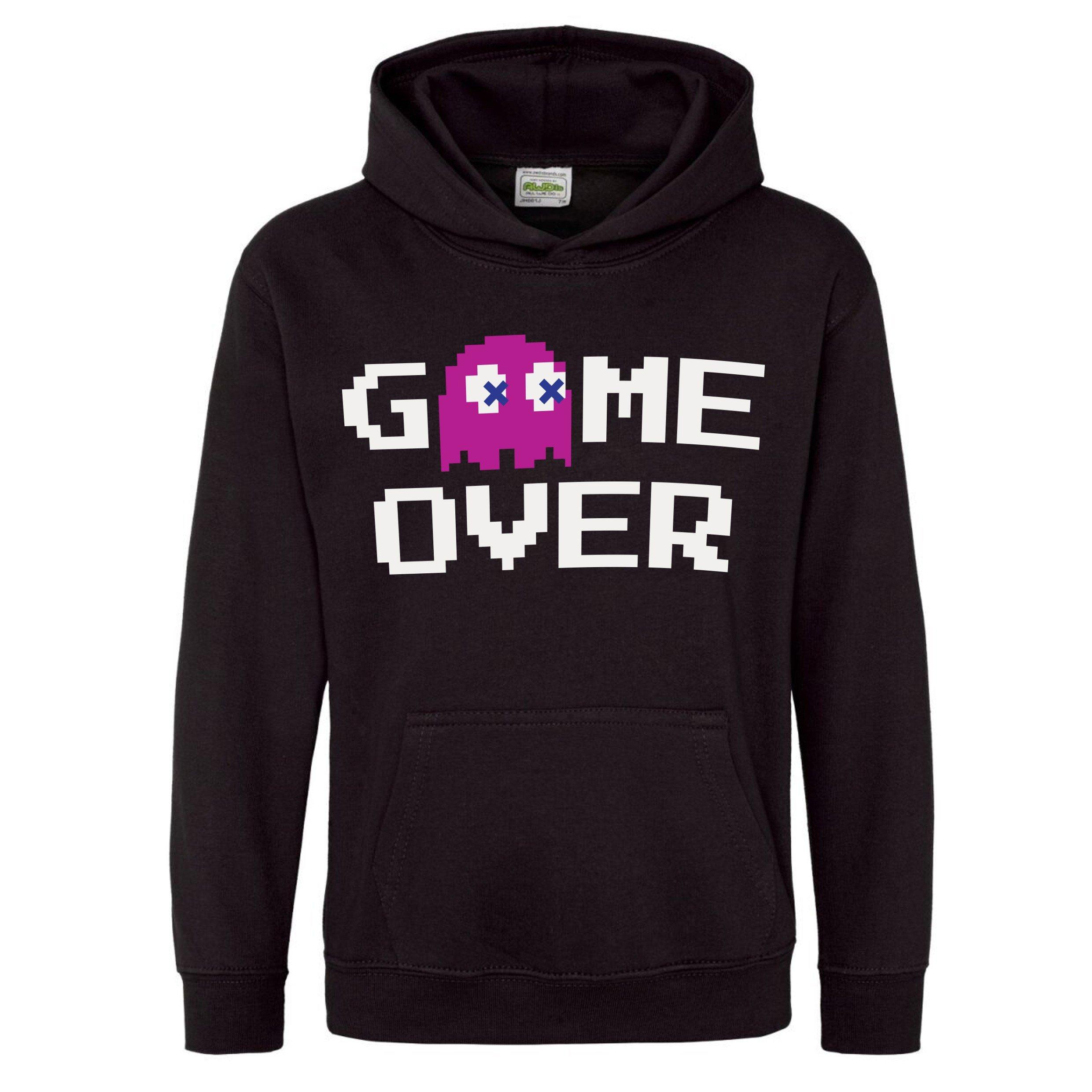 AWD Juniors Retro Gaming Printed Hoodie