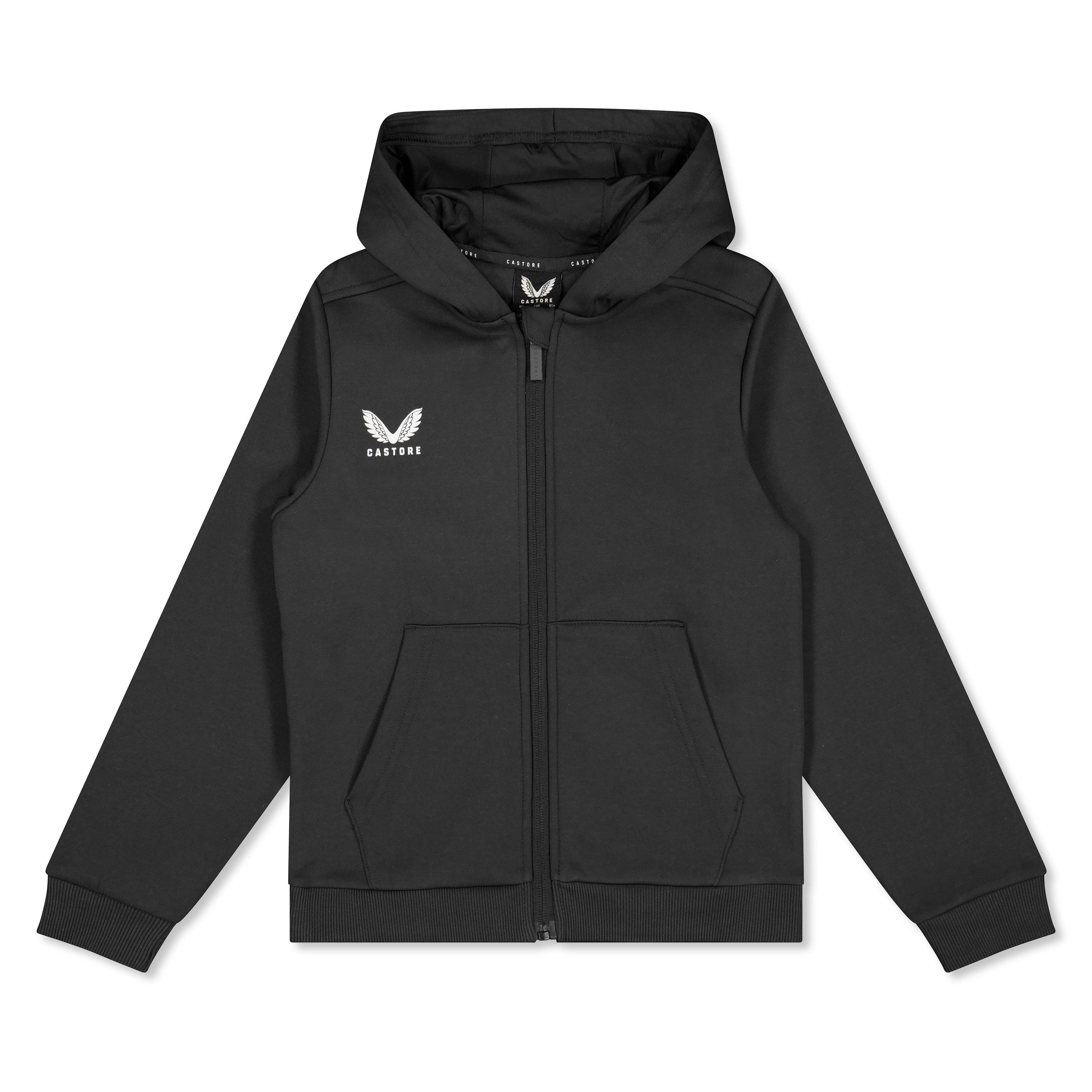 Castore  Kids ' Overhead Hoodie - Caviar Black - 9-10 (M)