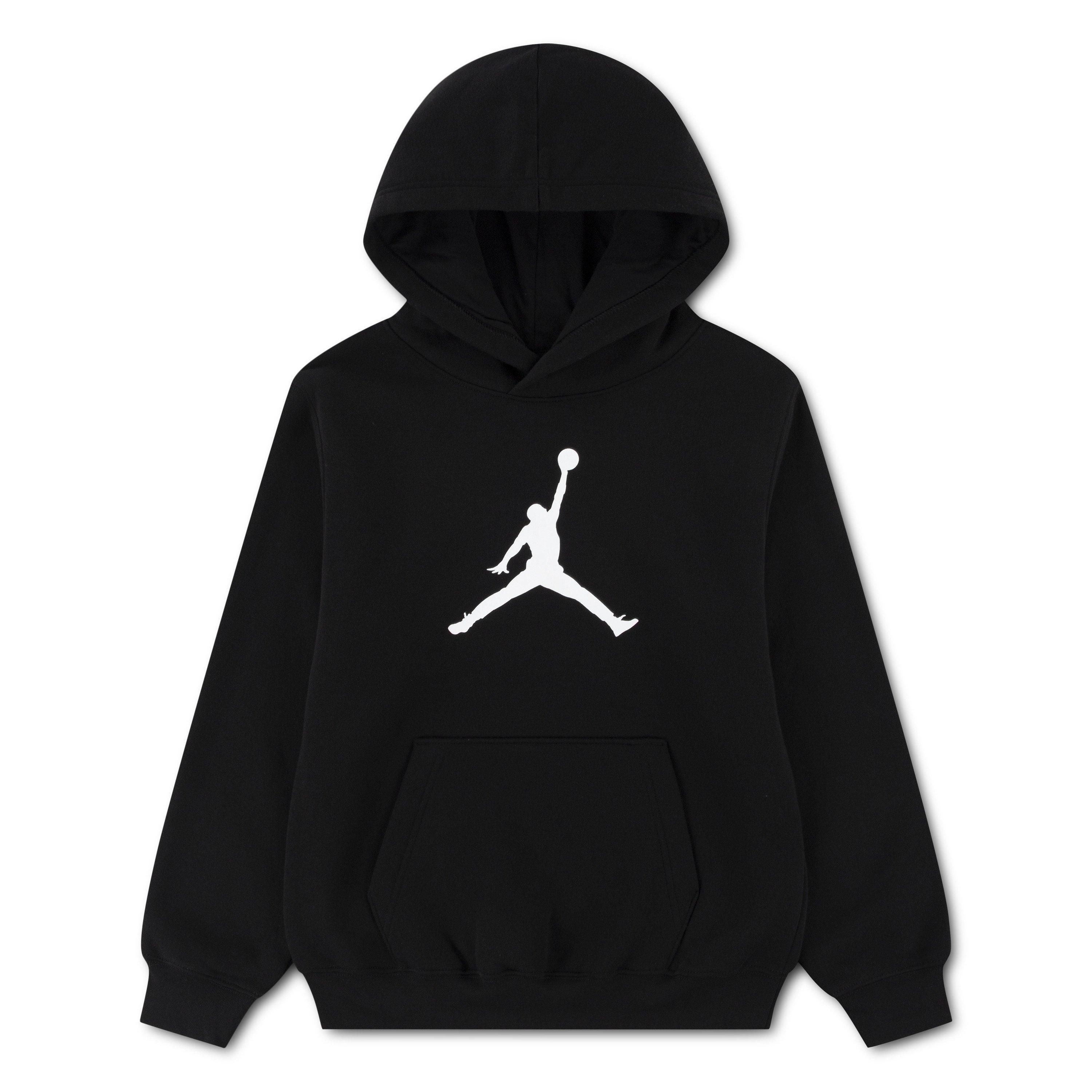 Preto - Air Jordan - Kids' Jumbo Jumpman Cotton Over the Head Hoodie - 1