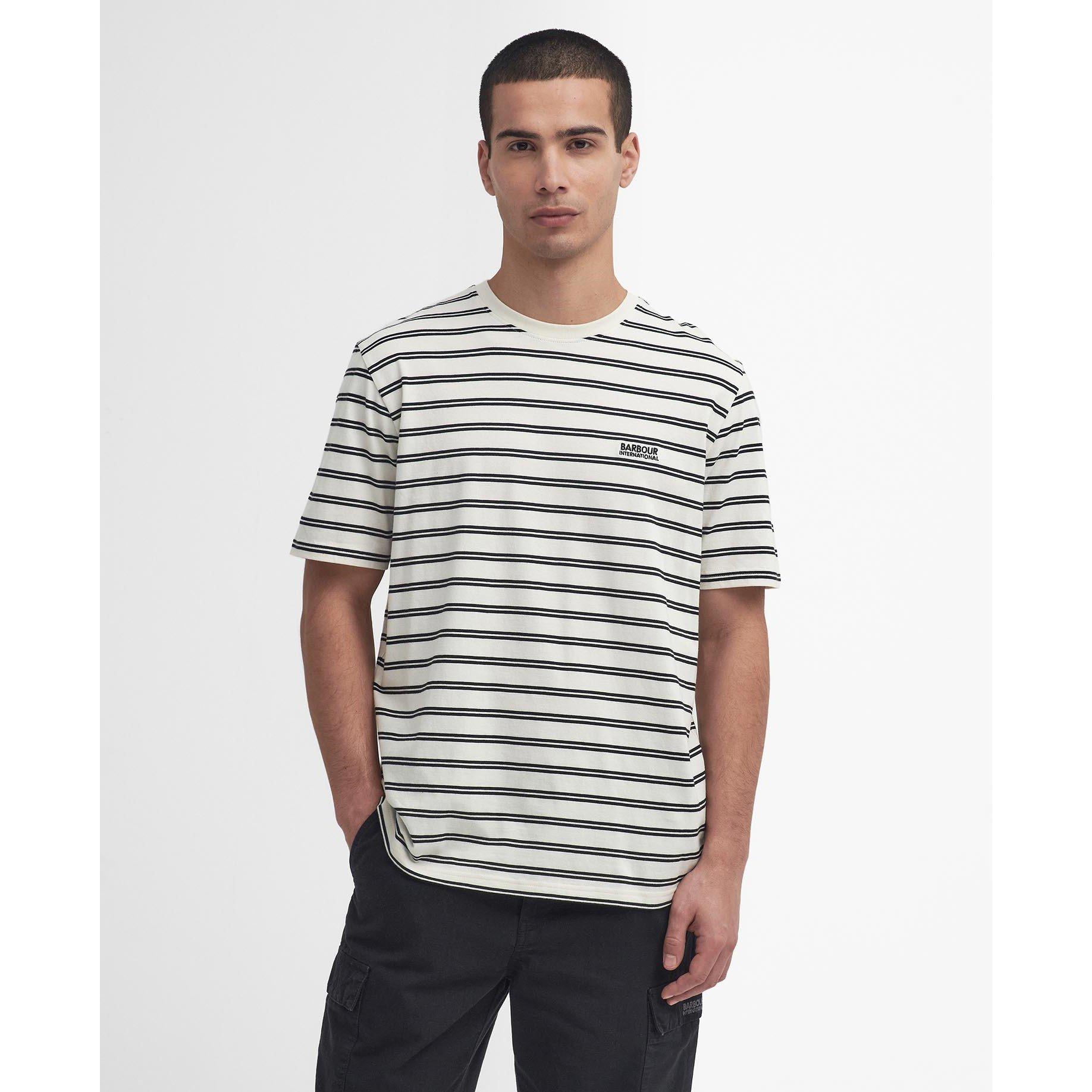 Barbour International Bernie Stripe T-Shirt Regular Fit T