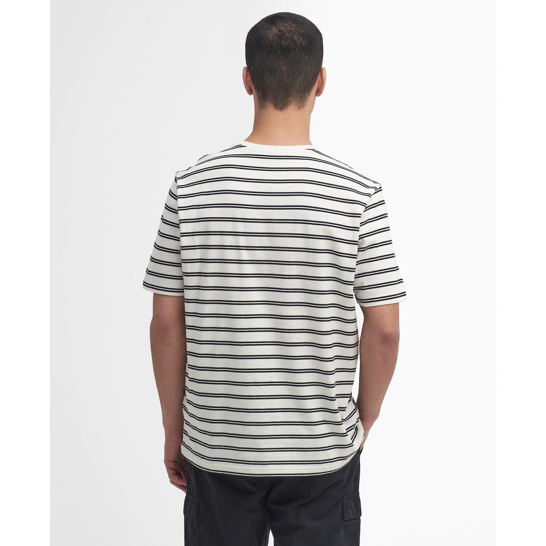 Wspr White WH32 - Barbour International - Bernie Stripe T-Shirt - 2
