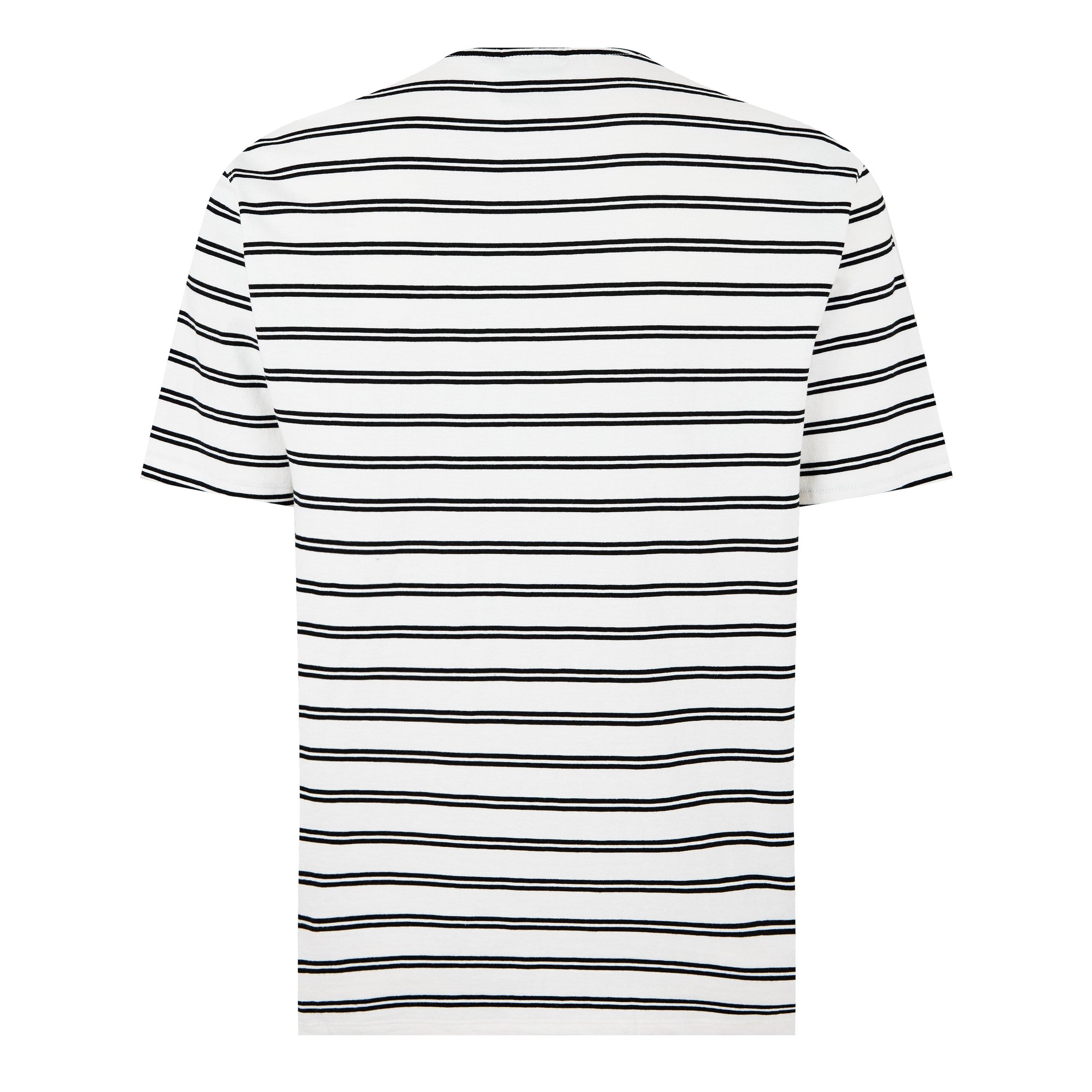 Wspr White WH32 - Barbour International - Bernie Stripe T-Shirt - 5