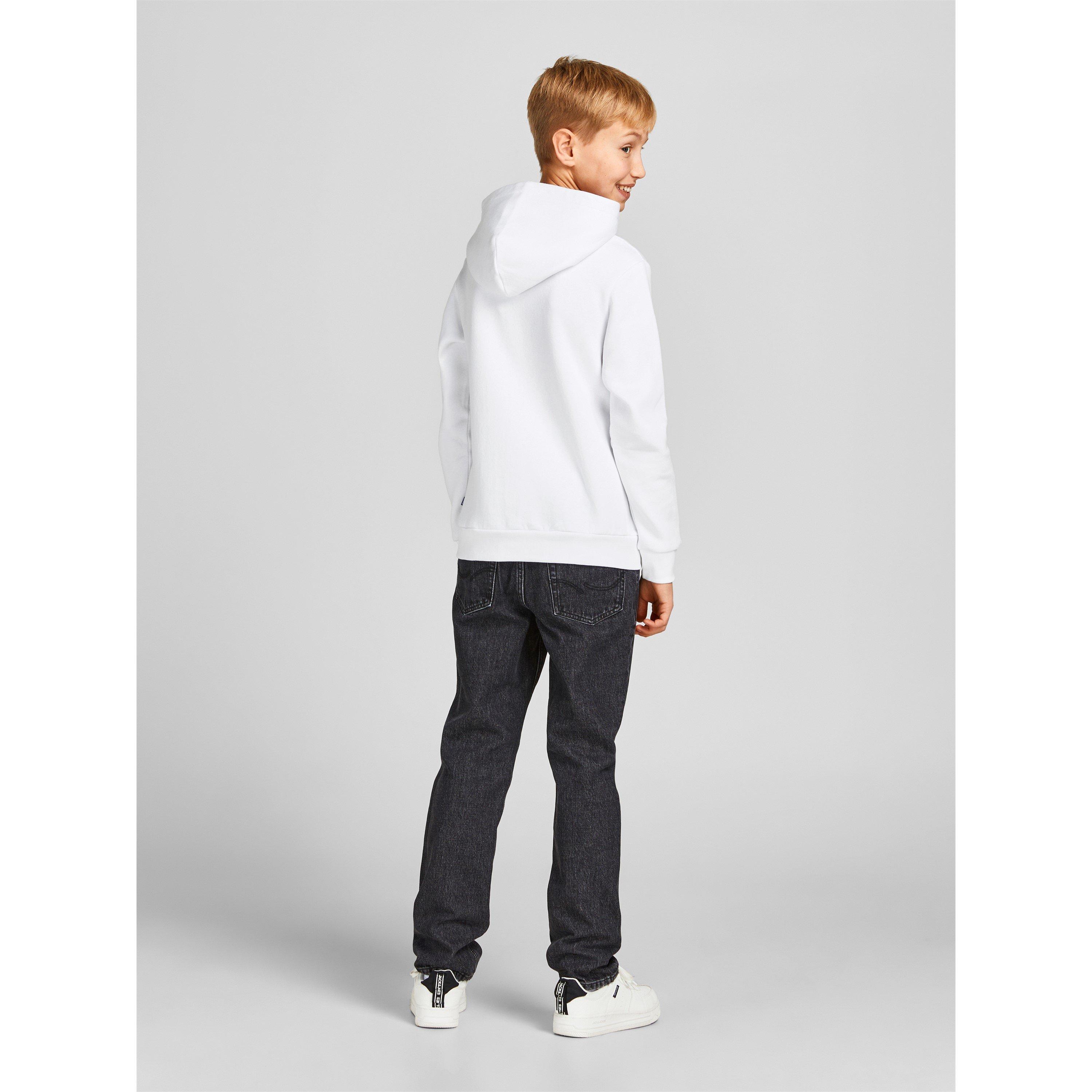 JACK & JONES Junior Kapuzenpullover - Lässiger Box Sweatshirt Für Teens
