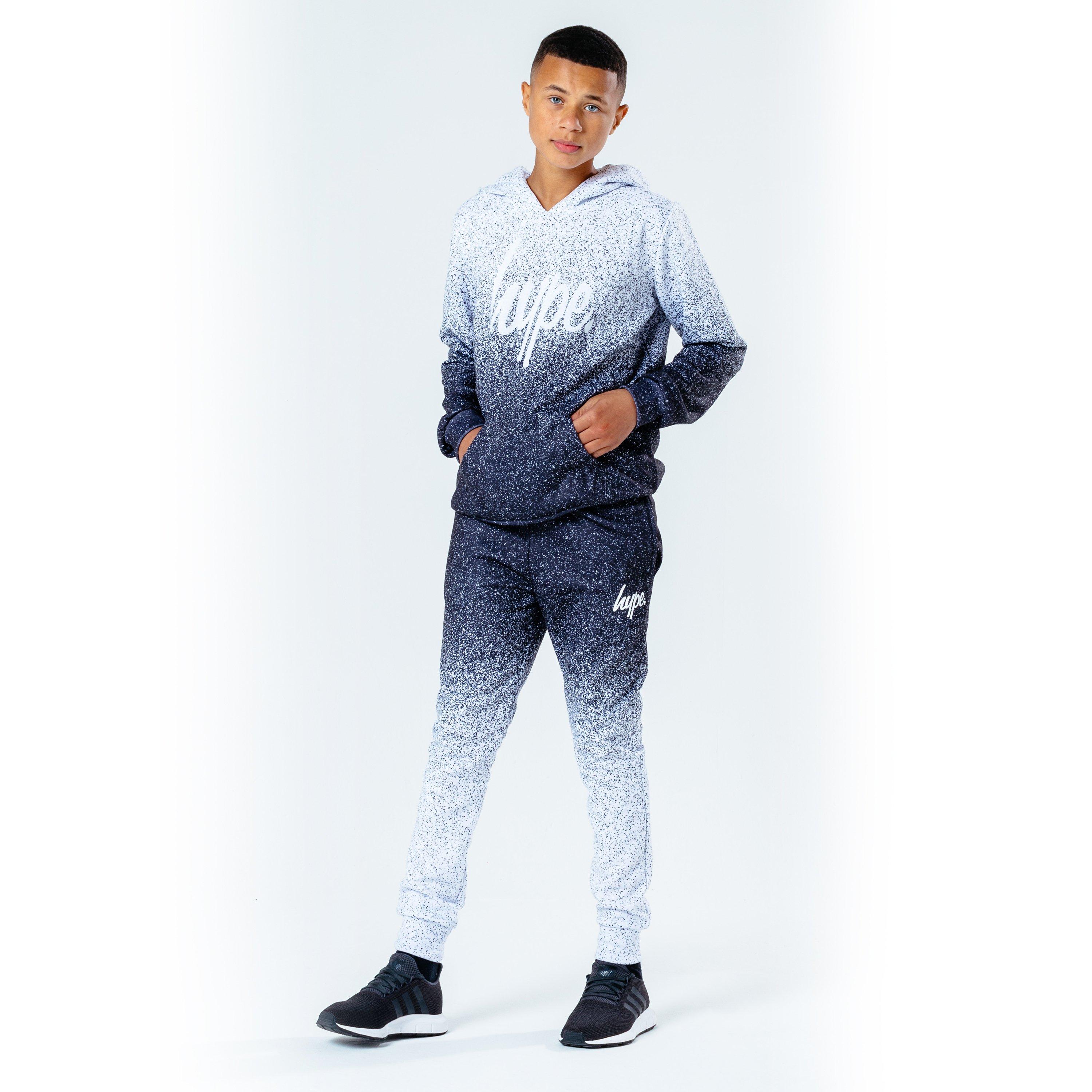 Nero/Bianco - Hype - Speckle Fade Kids Pullover Hoodie - 2