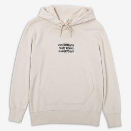 CP Company Cotton Fleece Craftworks Mens Hoodie