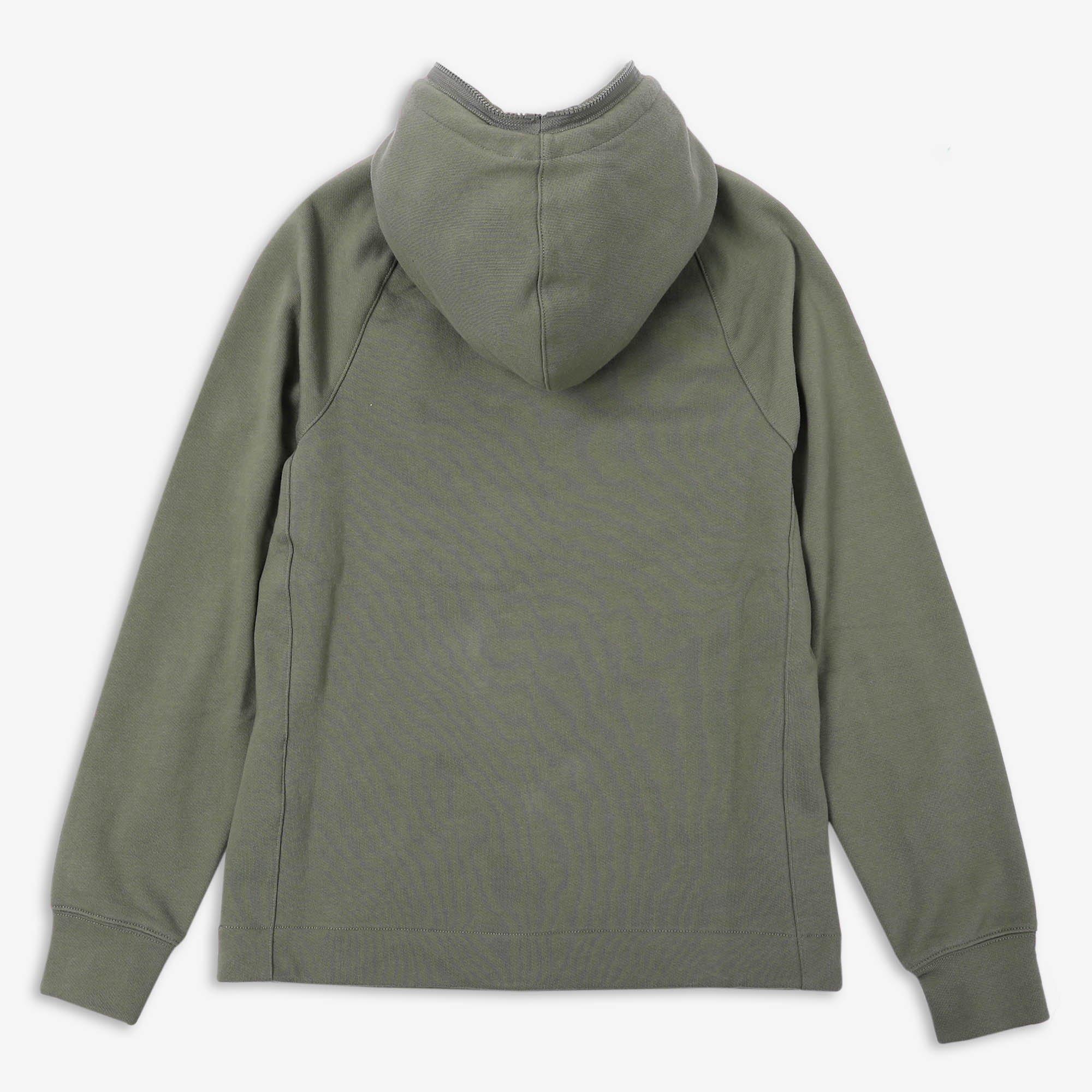 C.P. Company Diagonal Raised fleece zipped jacket - Green