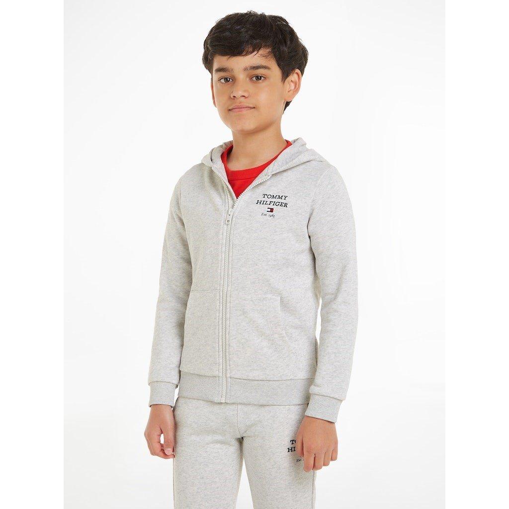 Lys lyng - Tommy Hilfiger - Back Logo Zip Hoodie Juniors - 2
