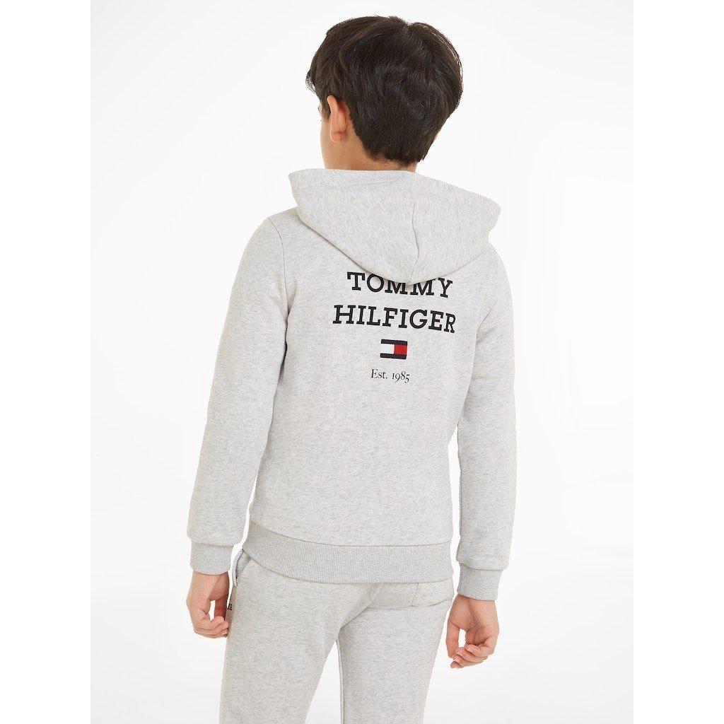Lys lyng - Tommy Hilfiger - Back Logo Zip Hoodie Juniors - 4