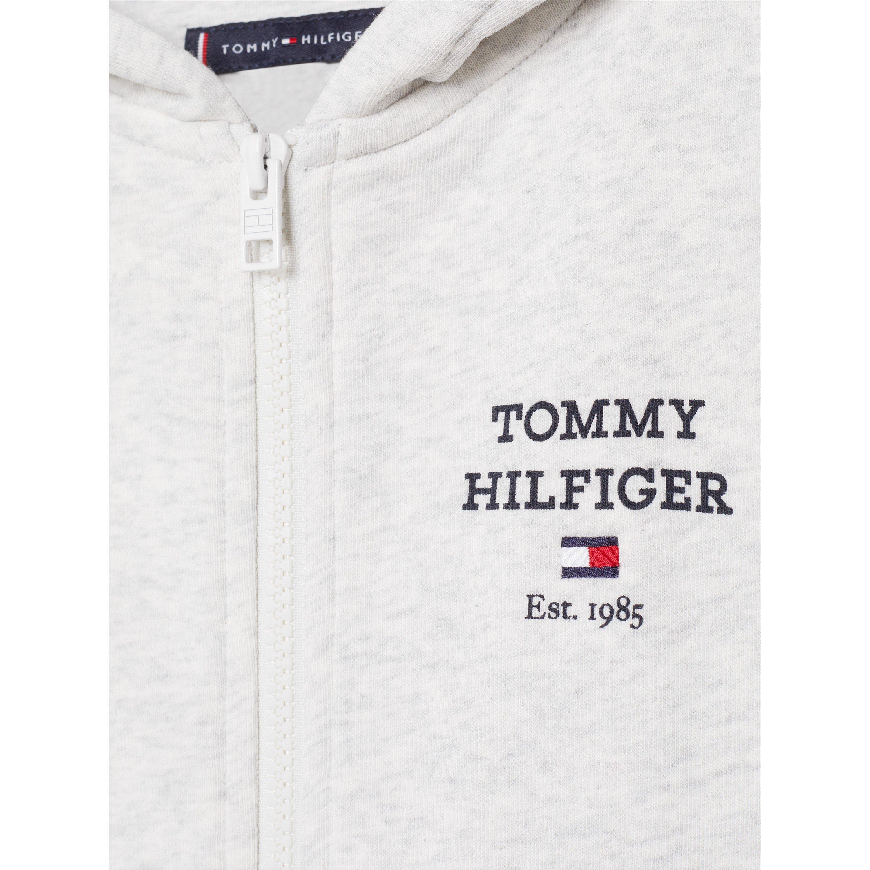 Lys lyng - Tommy Hilfiger - Back Logo Zip Hoodie Juniors - 6