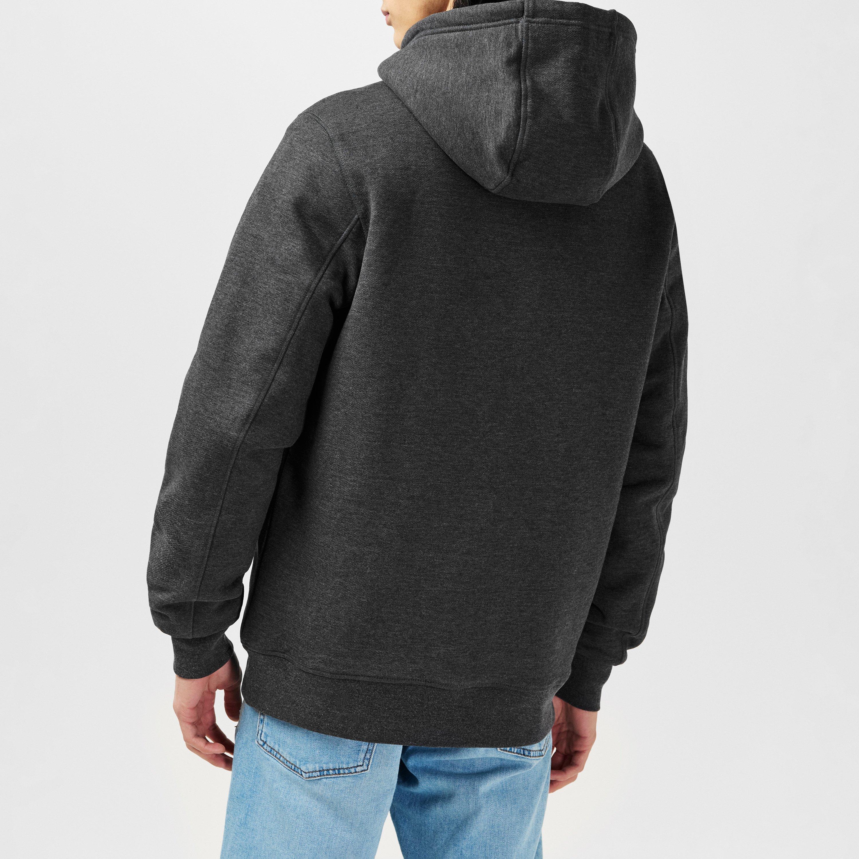 Houtskoolgrijs - Firetrap - Lined Zip Hoodie - 4