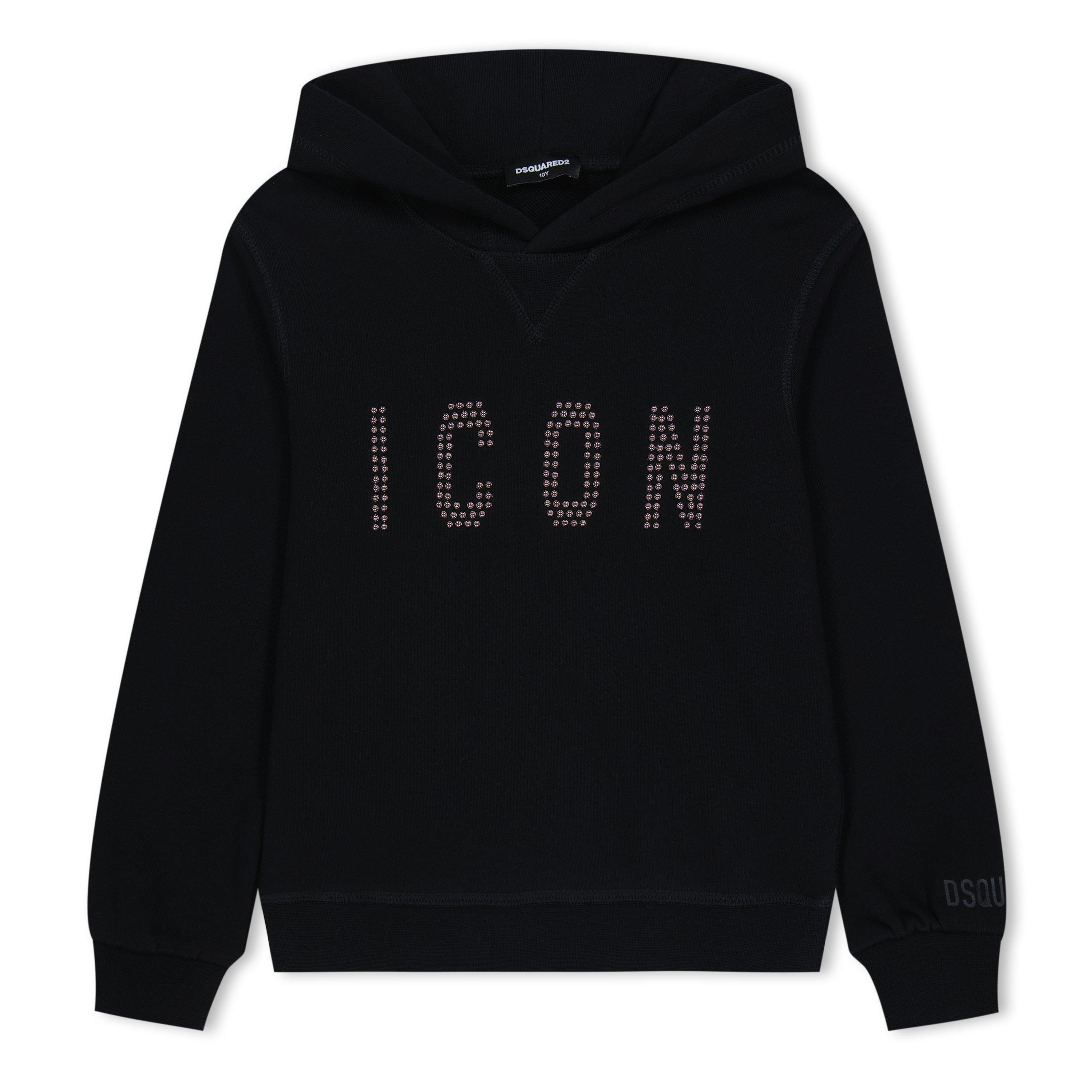 DSquared2 Unisex Kids' Studded Icon Hoodie