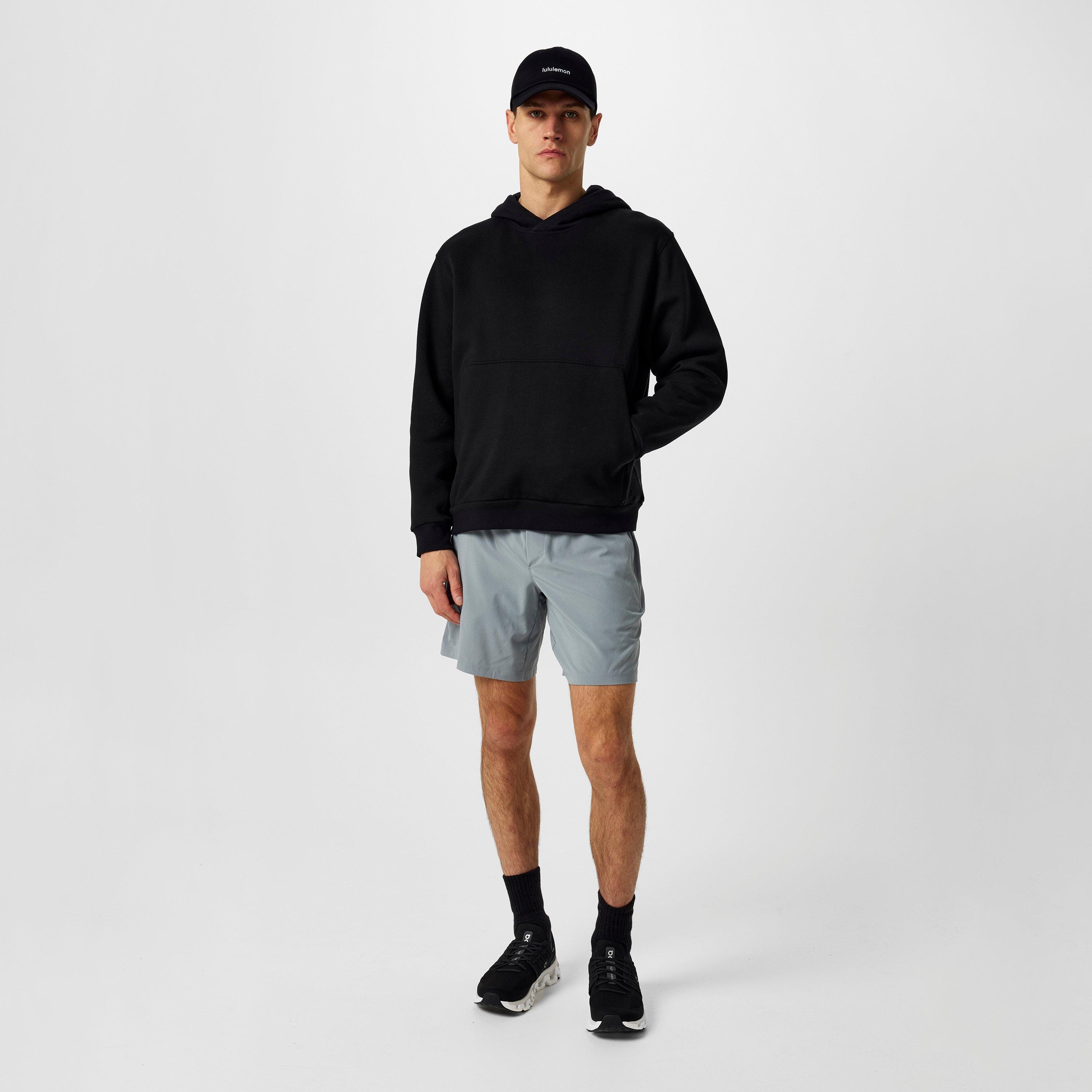 Black - Lululemon - Men'S Graphic Cotton Steady State Hoodie - 4