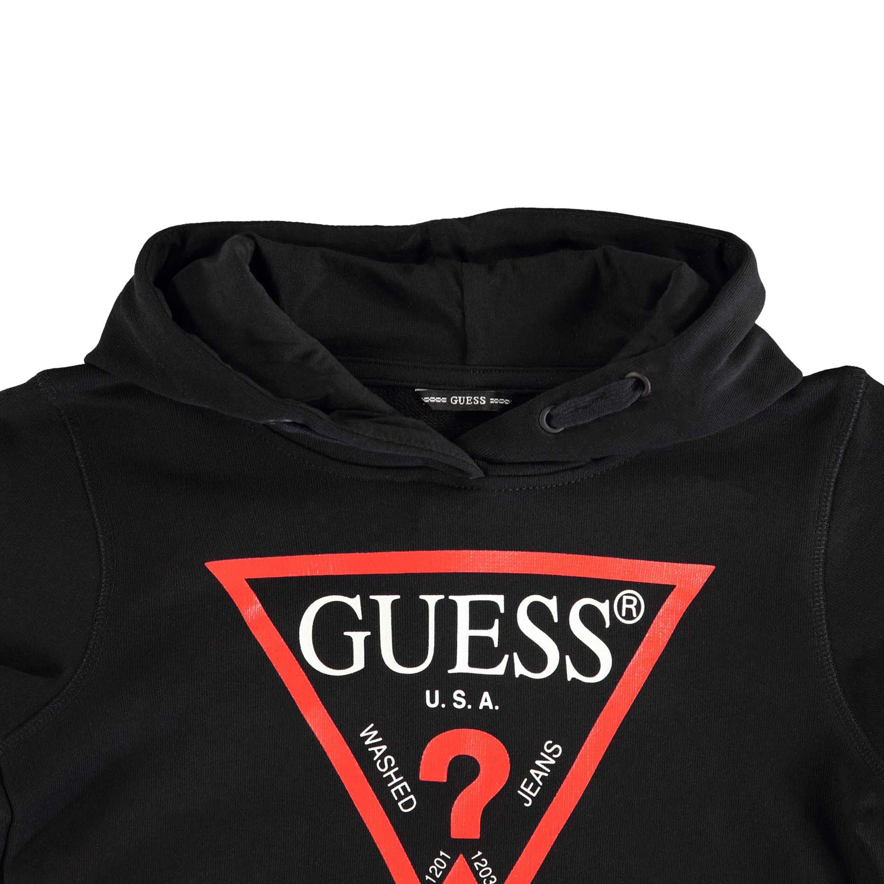 Negro A996 JBLK - Guess - Triangle Logo OTH Hoodie - 3