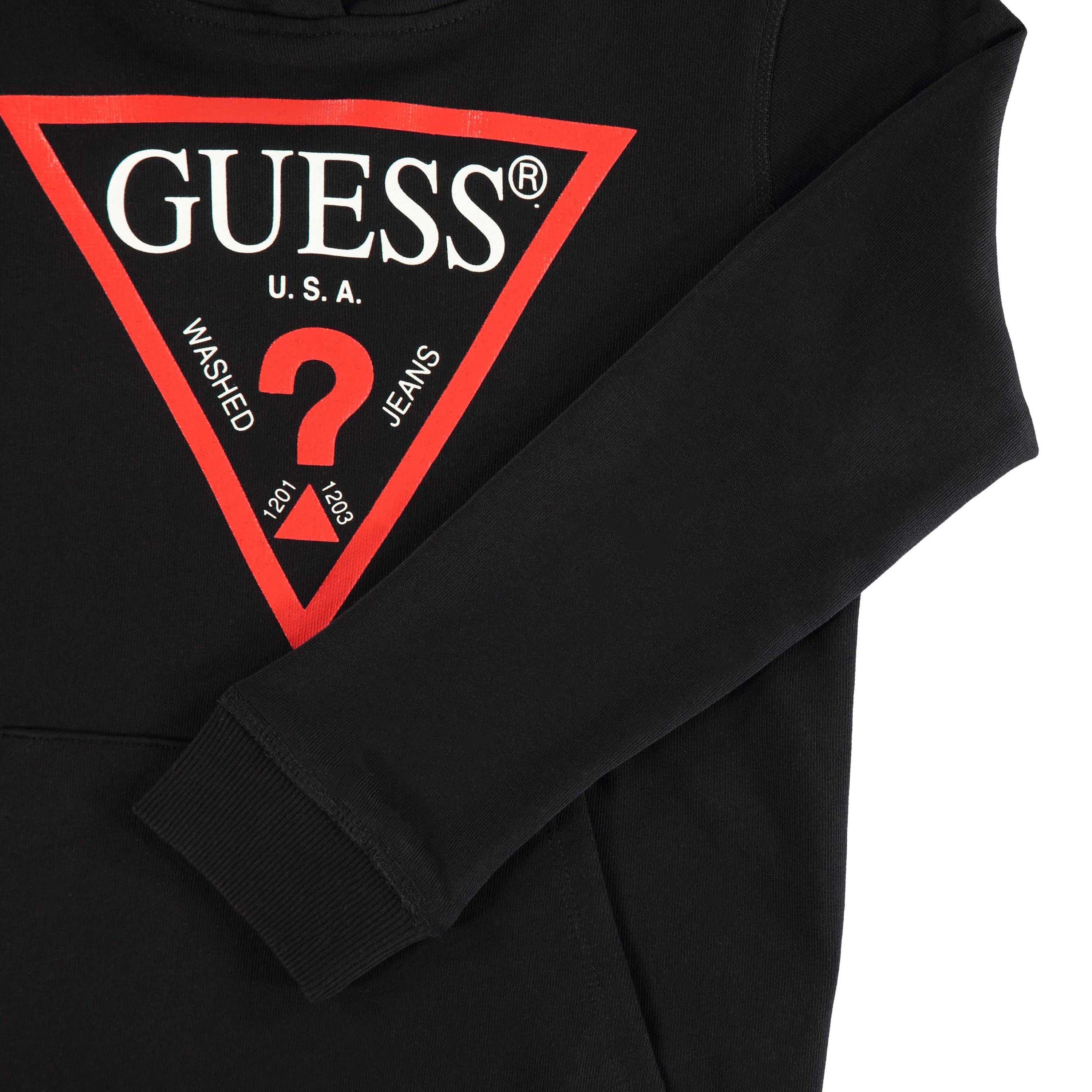 Negro A996 JBLK - Guess - Triangle Logo OTH Hoodie - 4