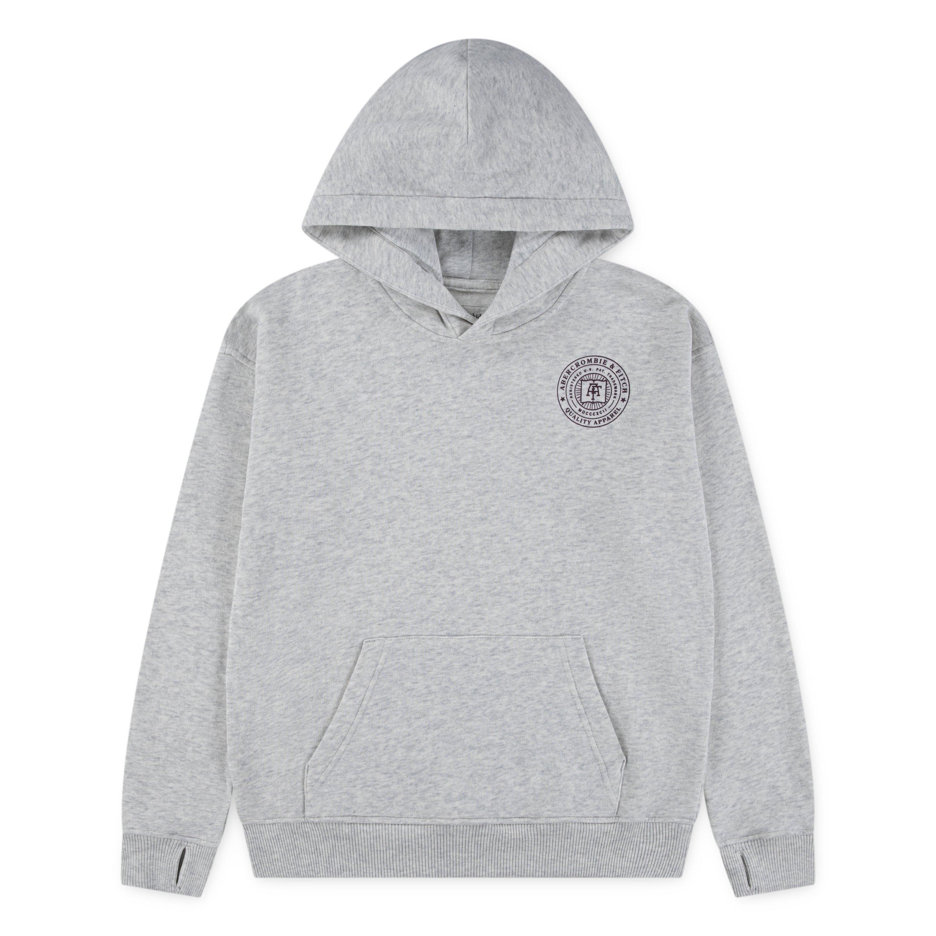 Light Grey GH3 - Abercrombie and Fitch - Kids' Print Hoodie - 3