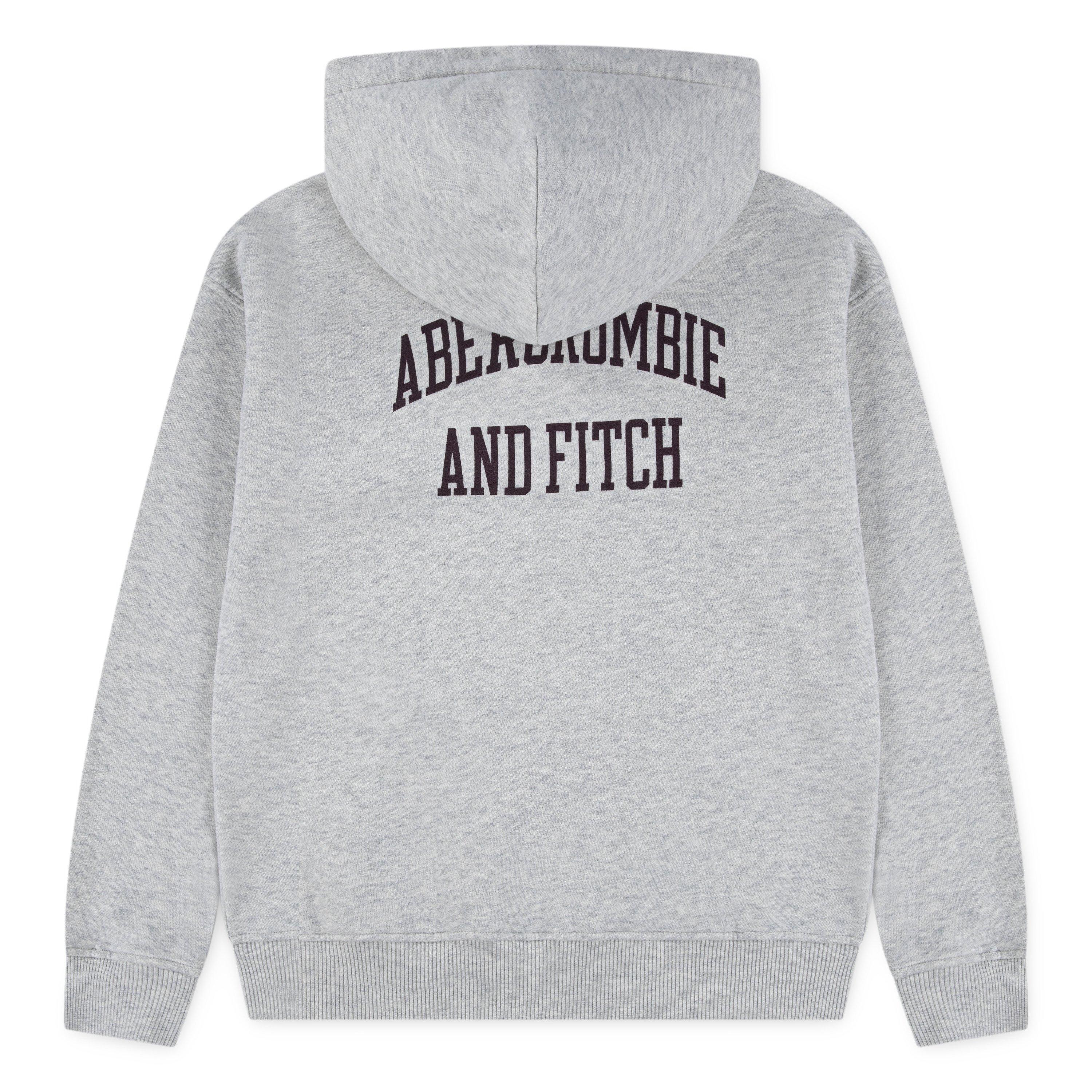 Light Grey GH3 - Abercrombie and Fitch - Kids' Print Hoodie - 4
