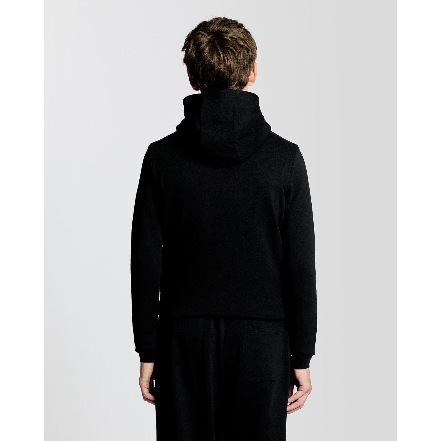 Black - Lyle and Scott - Kids' Overhead Hoodie - 2
