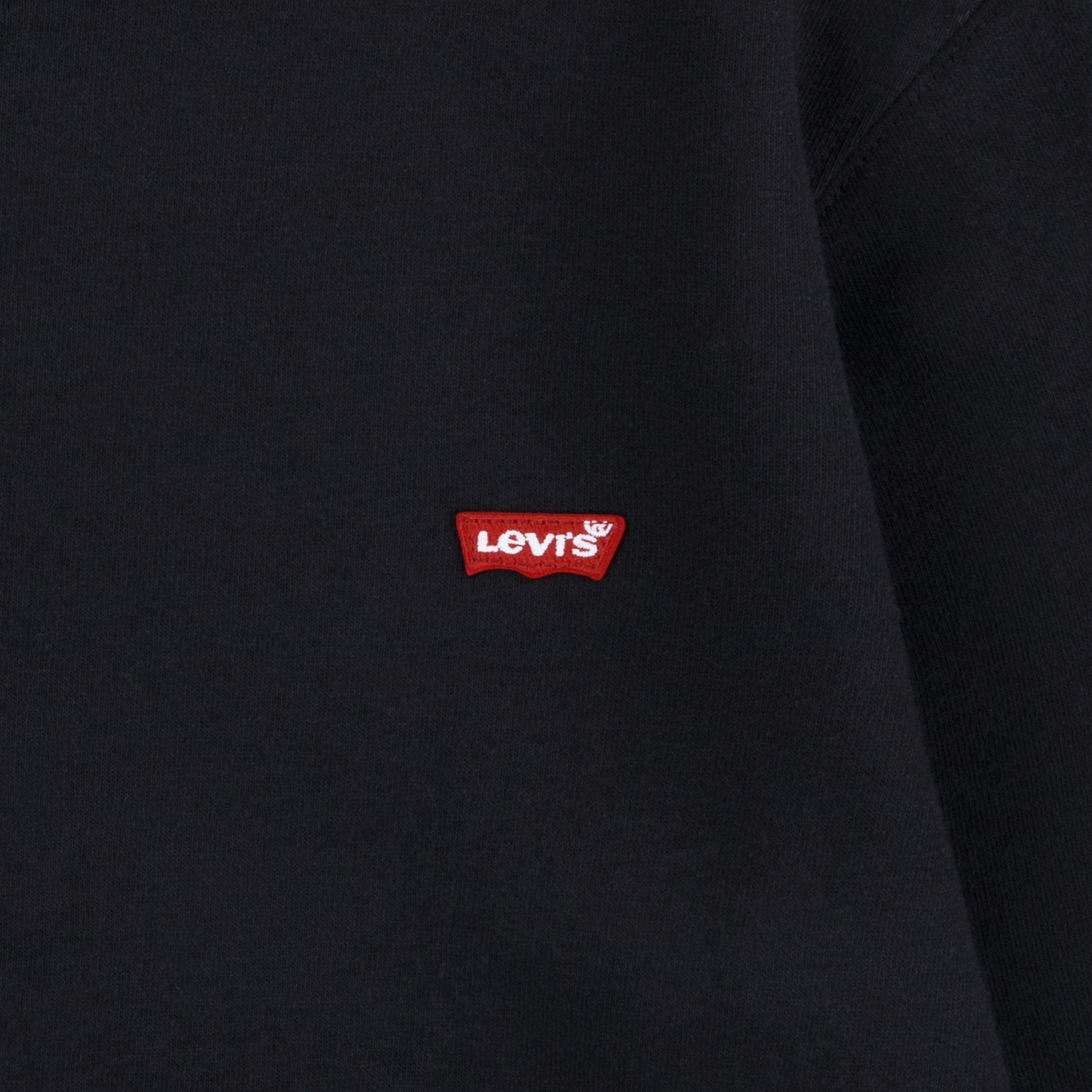Black 023 - Levis - Chest Logo Hoodie - 4