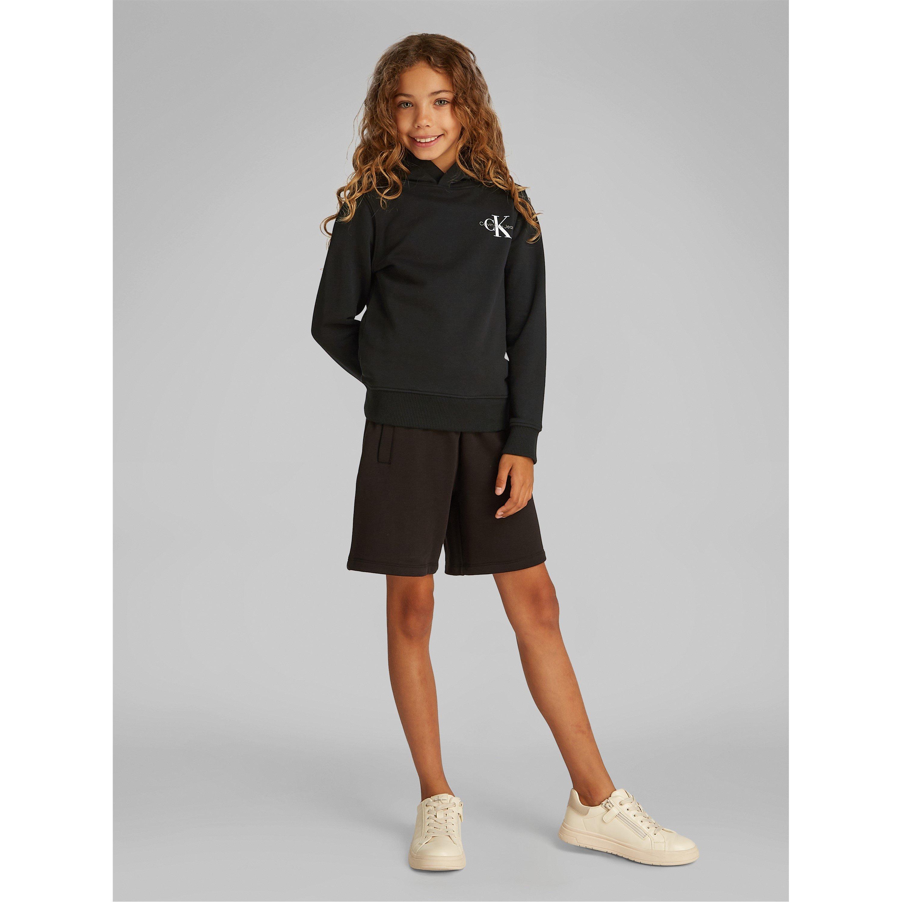 CK Black BEH - Calvin Klein Jeans - Kids' Small Mono Over-the-Head Hoodie - 3