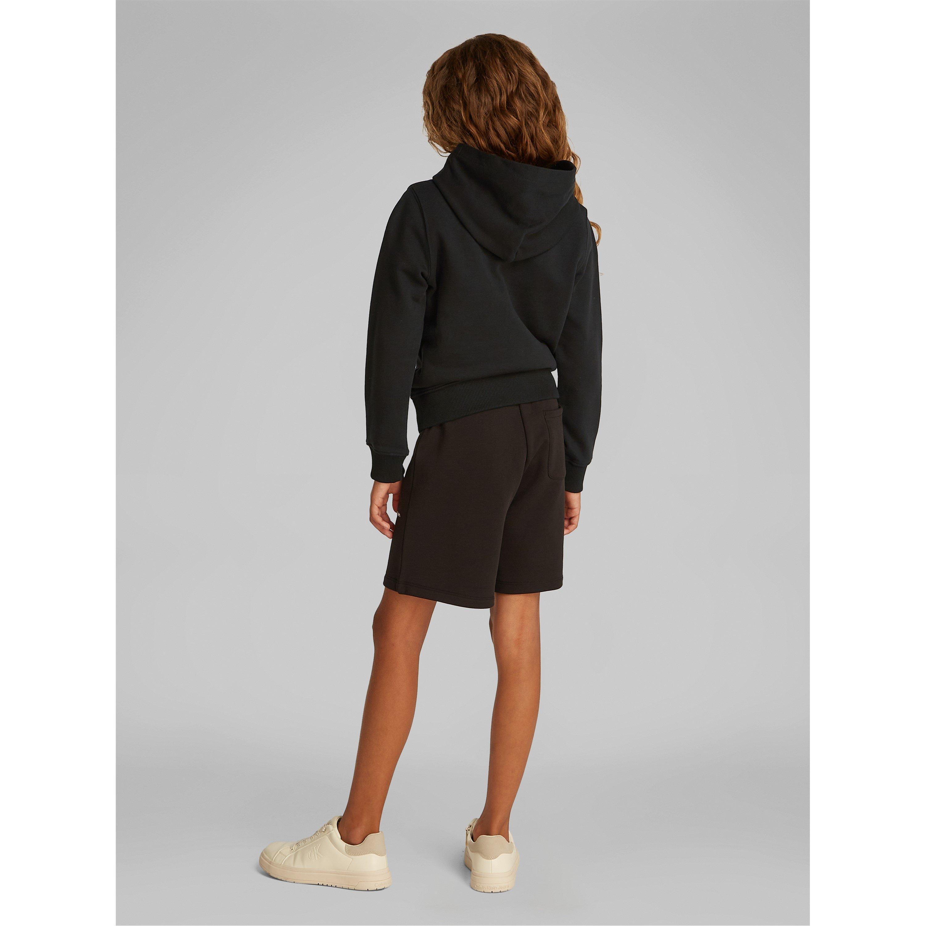 CK Black BEH - Calvin Klein Jeans - Kids' Small Mono Over-the-Head Hoodie - 4