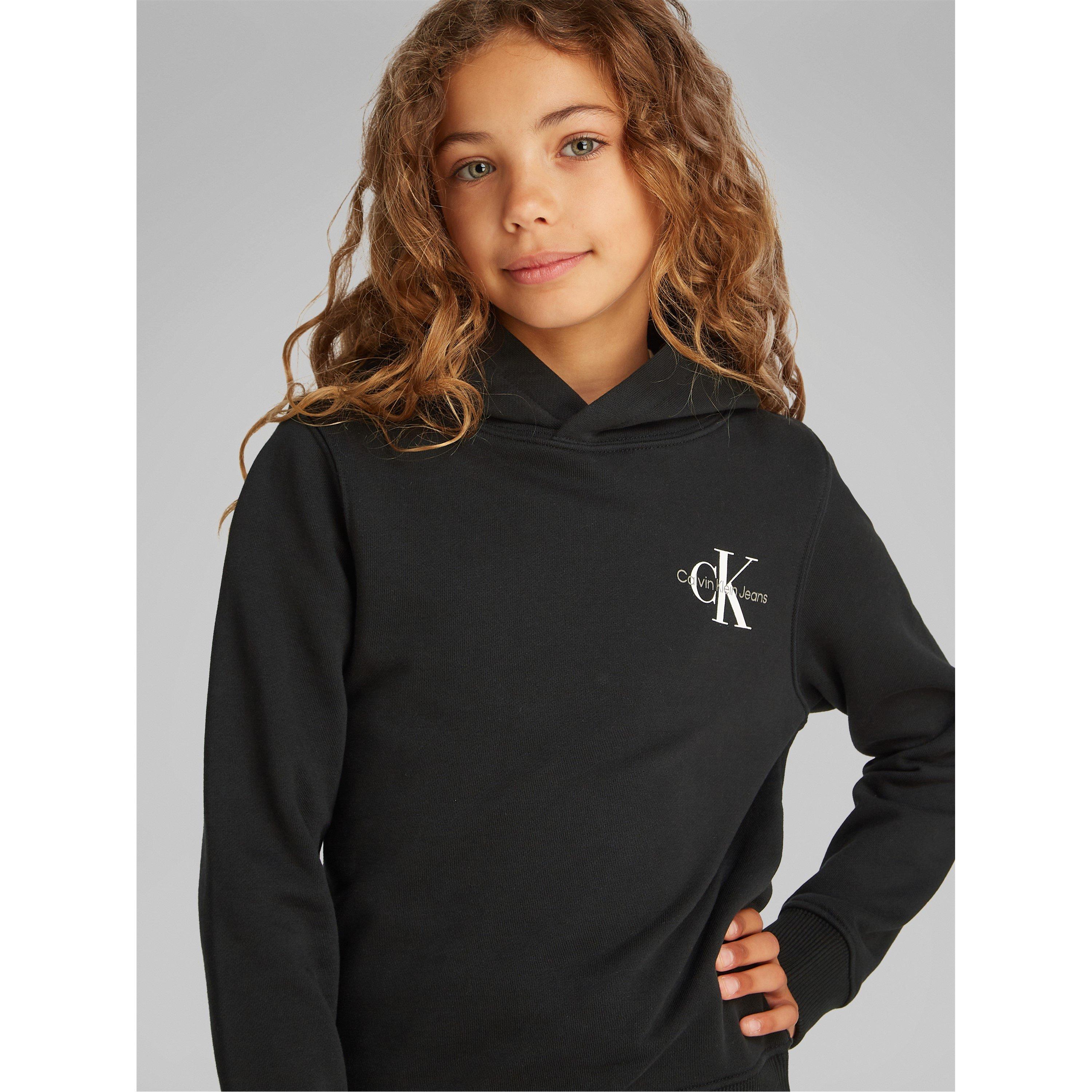 CK Black BEH - Calvin Klein Jeans - Kids' Small Mono Over-the-Head Hoodie - 5