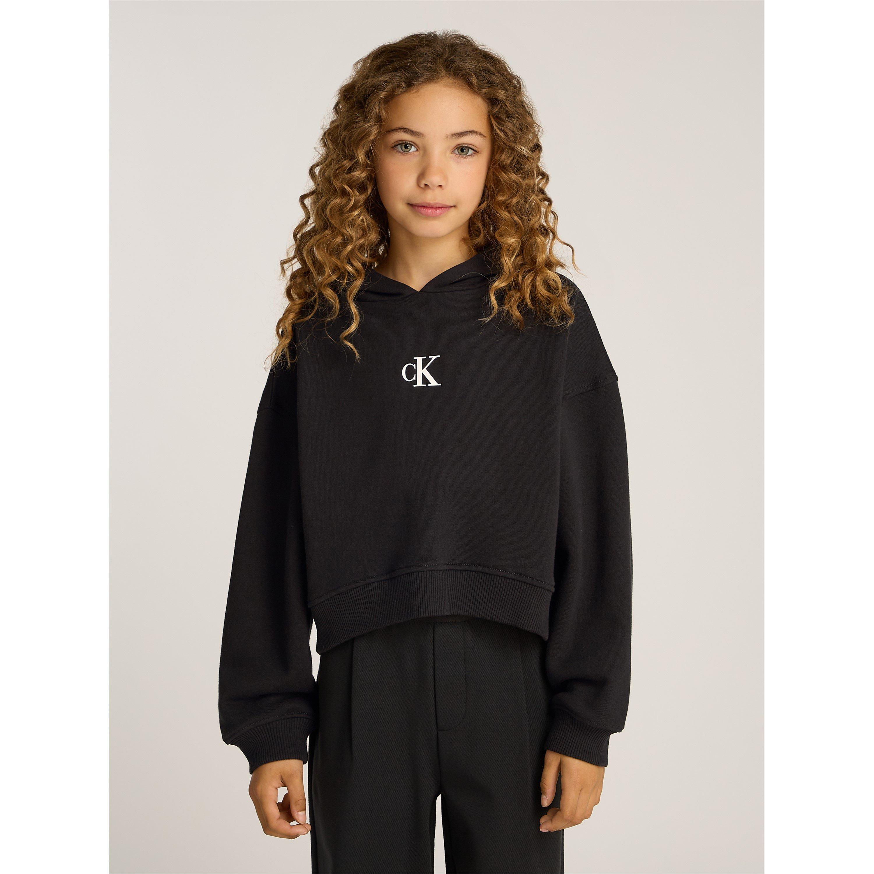 CK Black BEH - Calvin Klein Jeans - Kids' Boxy Hoodie - 2