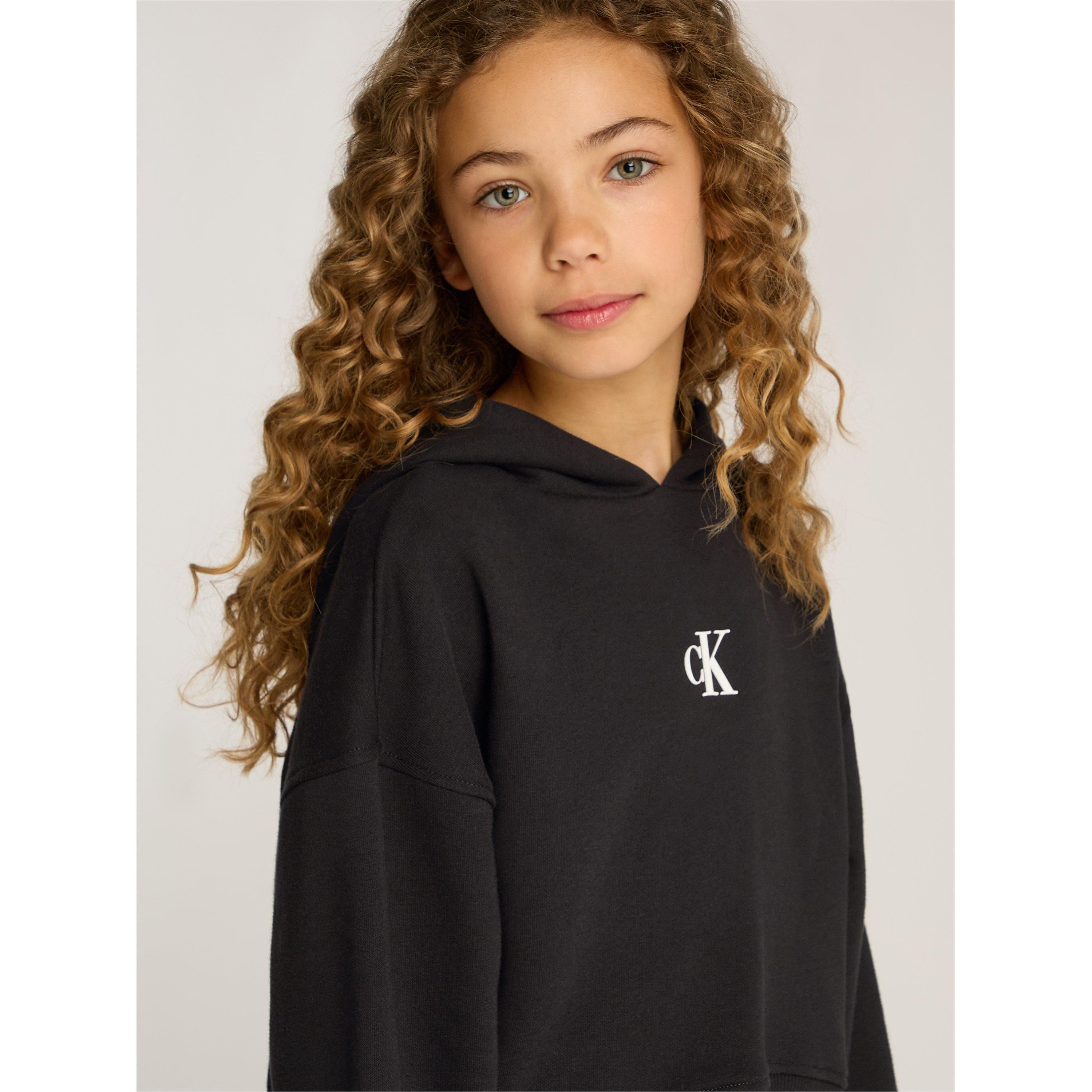 CK Black BEH - Calvin Klein Jeans - Kids' Boxy Hoodie - 4