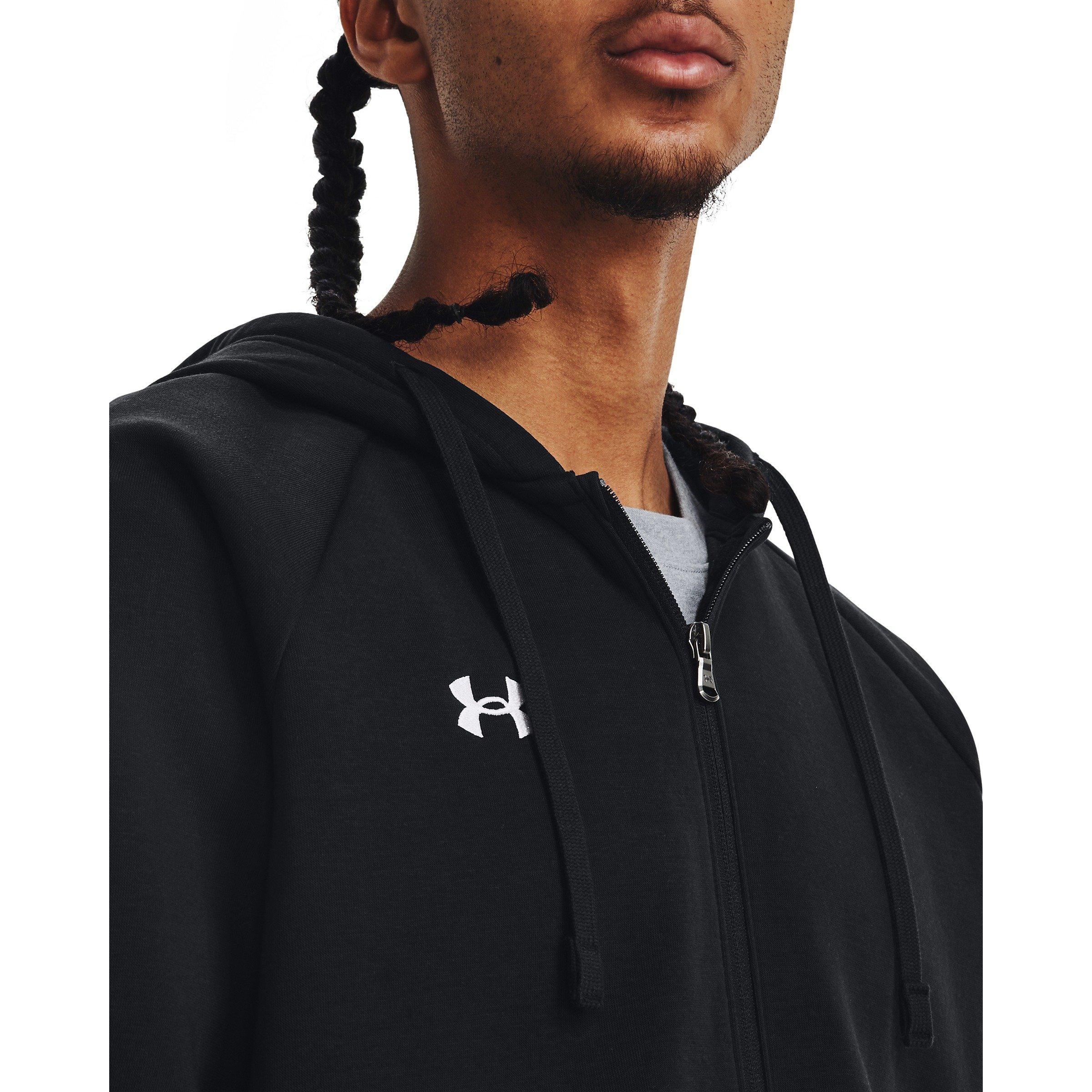Noir - Under Armour - Under Armour Rival Fleece Full-Zip Hoodie - 5