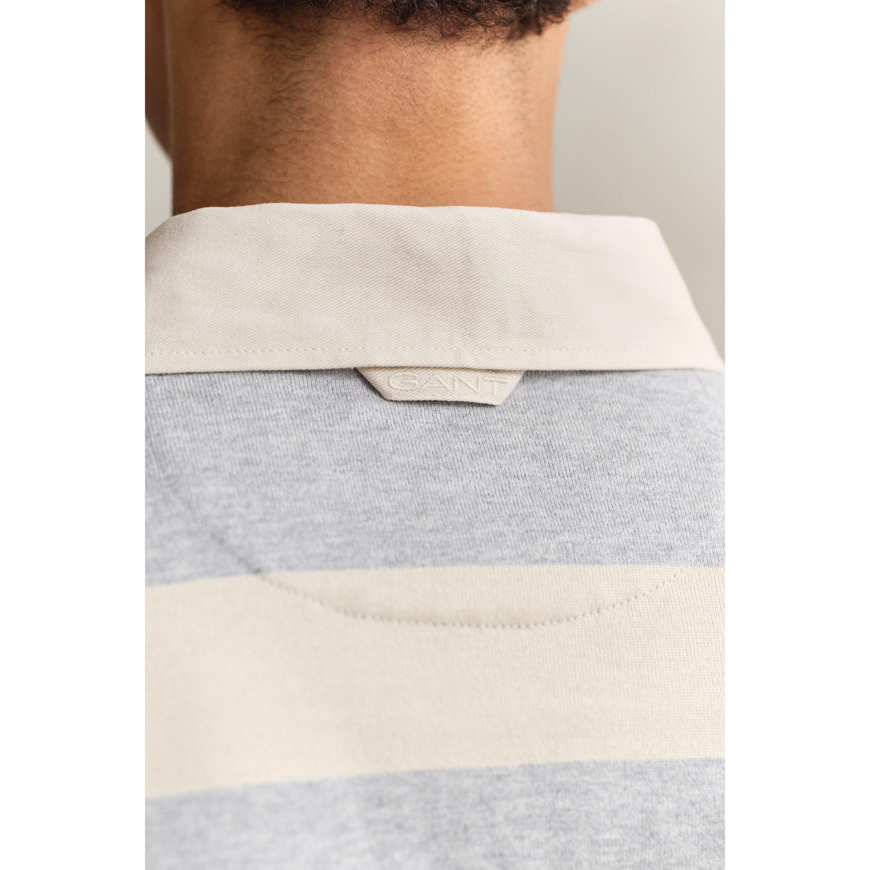 Grey Melange 93 - Gant - Men's Rugby Polo Shirt - 4