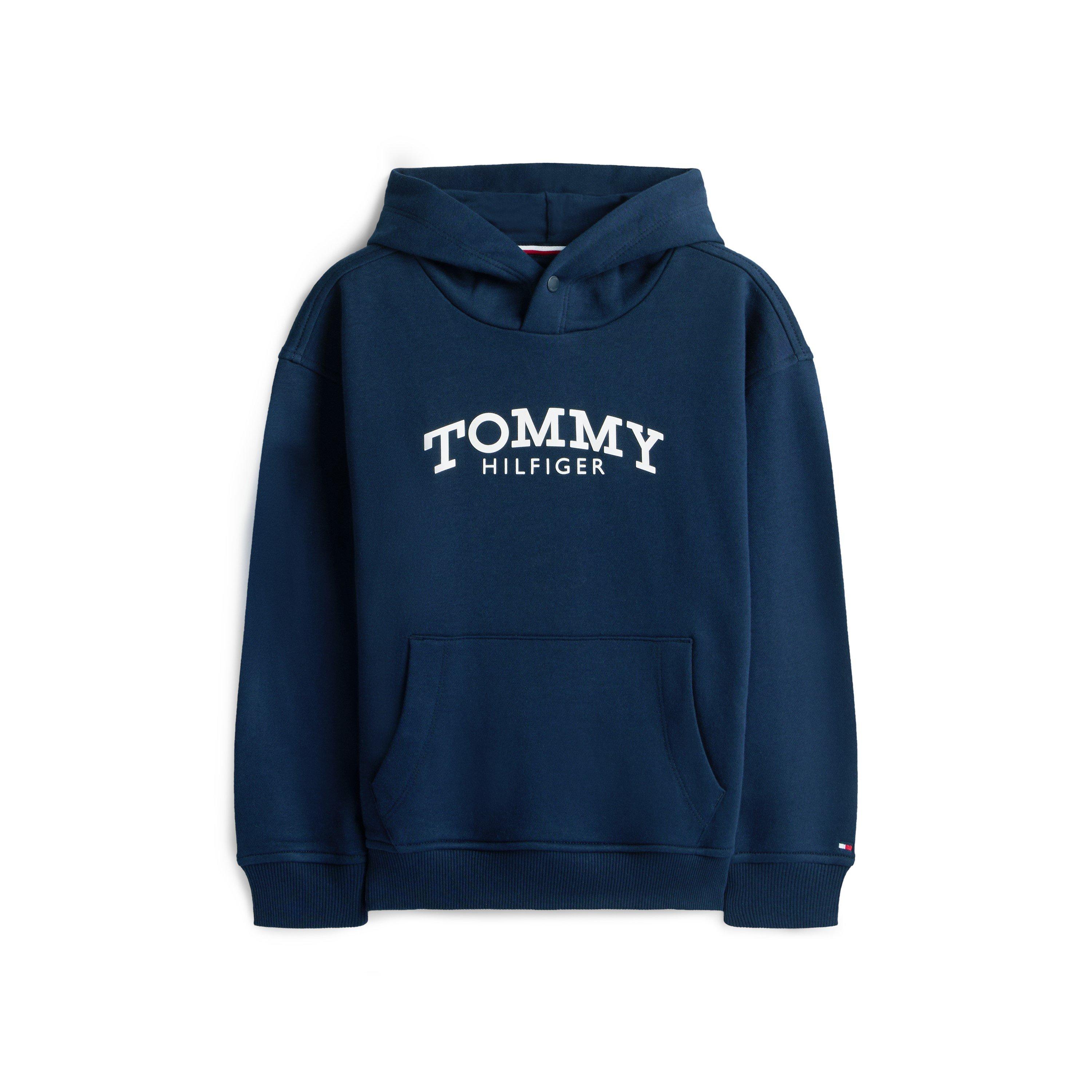 Tommy Hilfiger Boys Kids' Print Hoodie - Night Navy C1g - 12Y