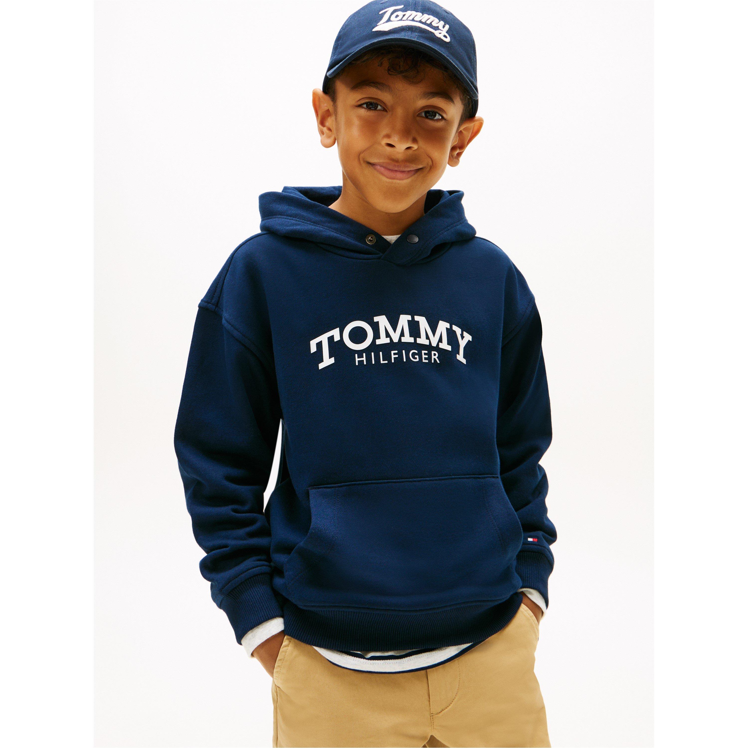 Night Navy C1G - Tommy Hilfiger - Tommy Print Hoodie Jn61 - 2