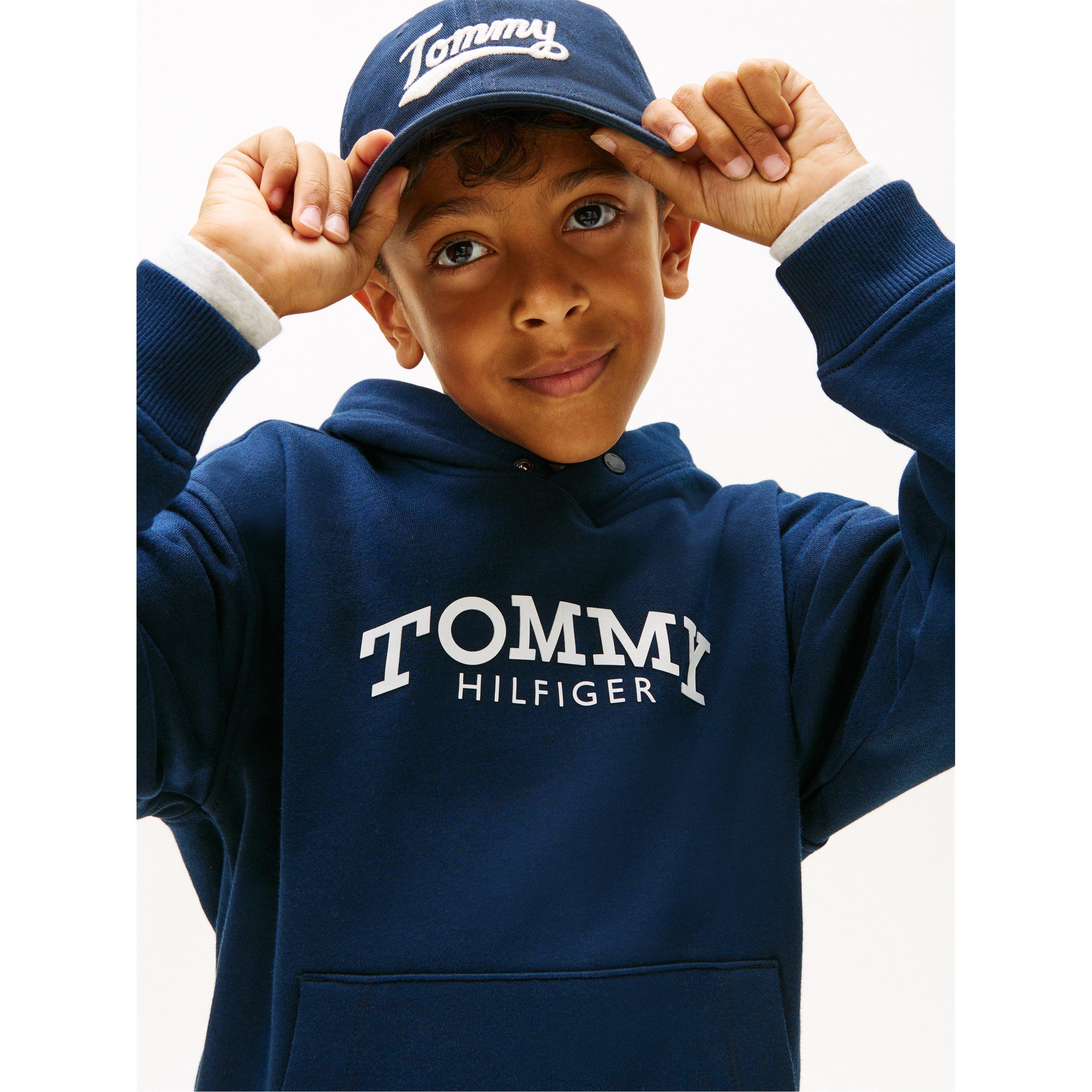 Night Navy C1G - Tommy Hilfiger - Tommy Print Hoodie Jn61 - 3