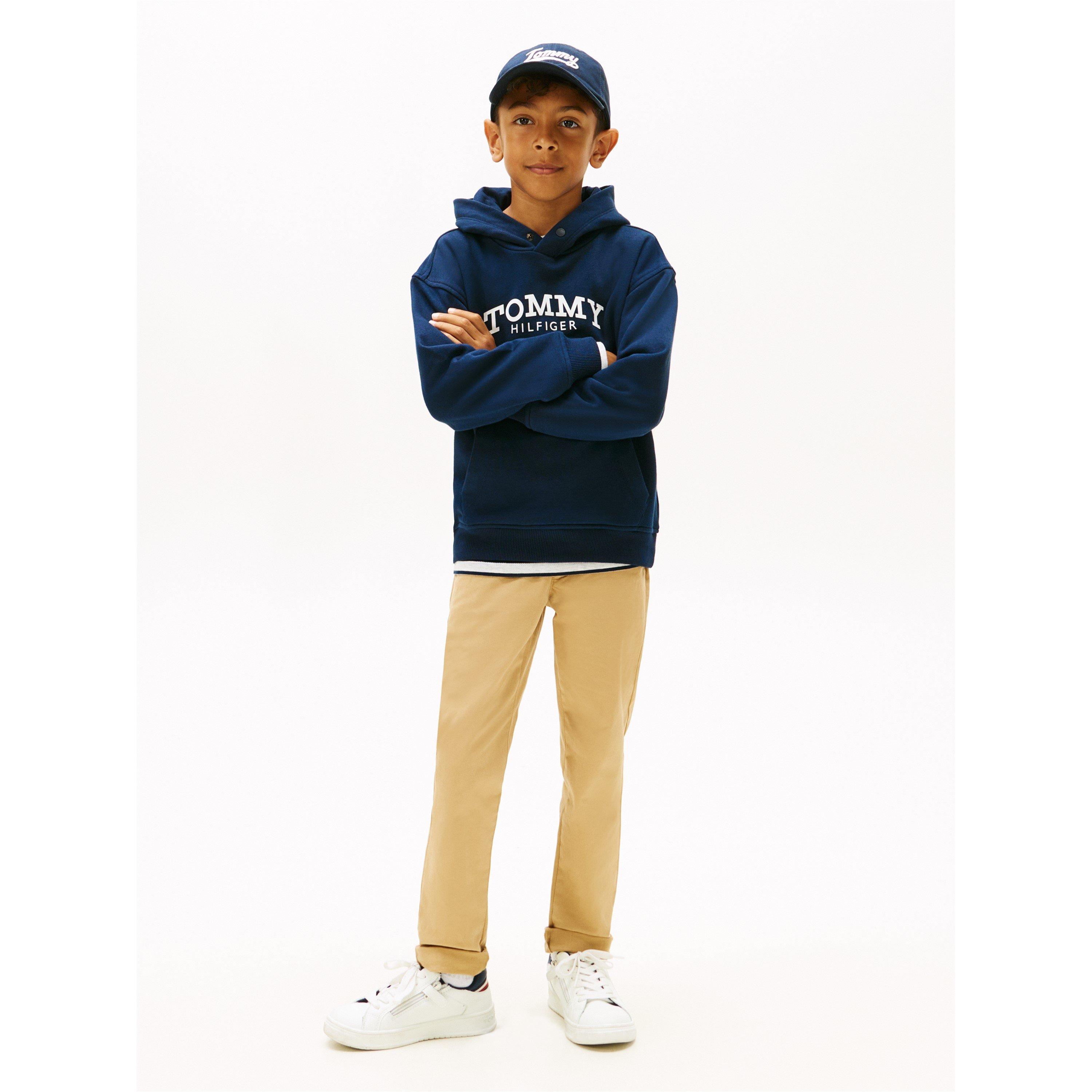 Night Navy C1G - Tommy Hilfiger - Tommy Print Hoodie Jn61 - 4