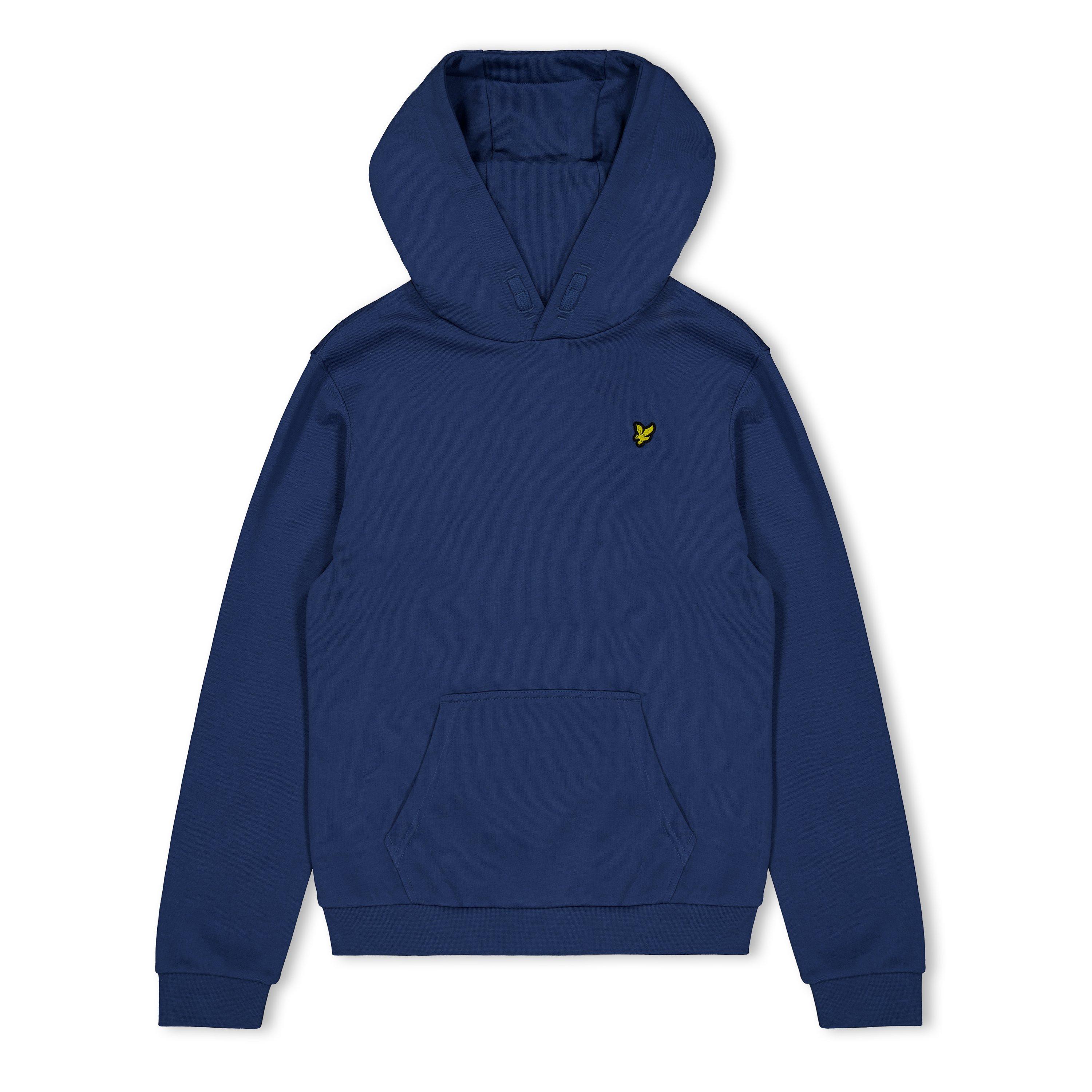 Lyle And Scott Boys Kids' Small Logo Pull Over Hoodie - Cornflower Z411 - 14-15Y