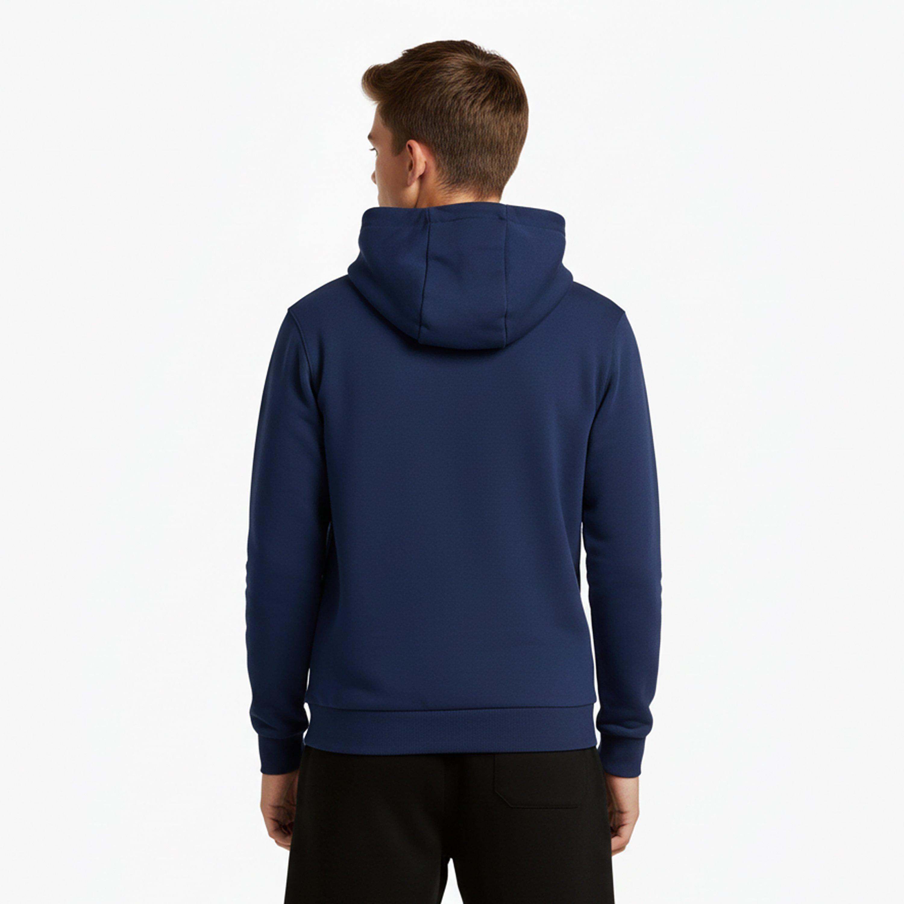 Cornflower Z411 - Lyle and Scott - Kids' Small Logo Pull Over Hoodie - 4
