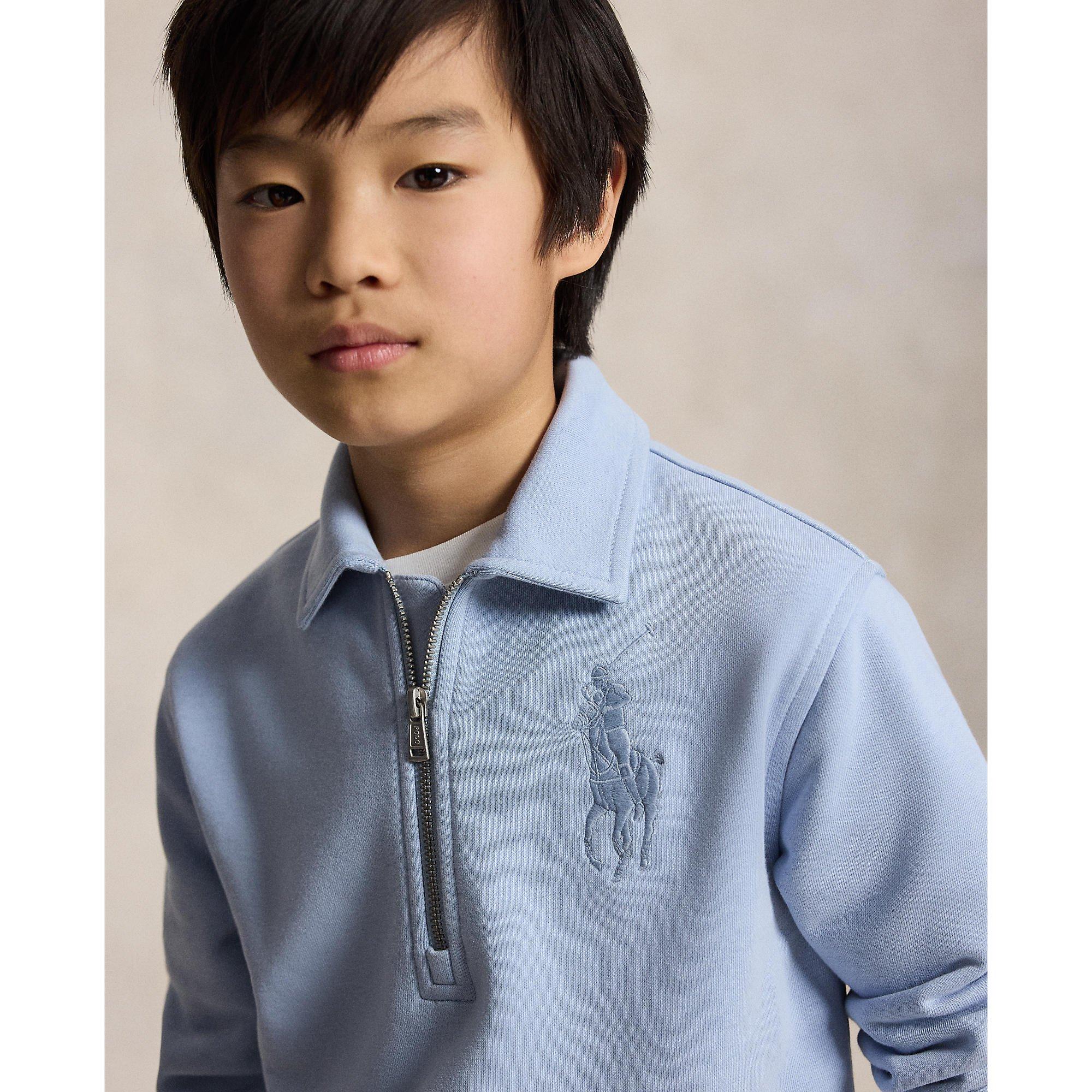 Estate Blue - Polo Ralph Lauren - Polo 1/4 Zip Flc Jn63 - 4
