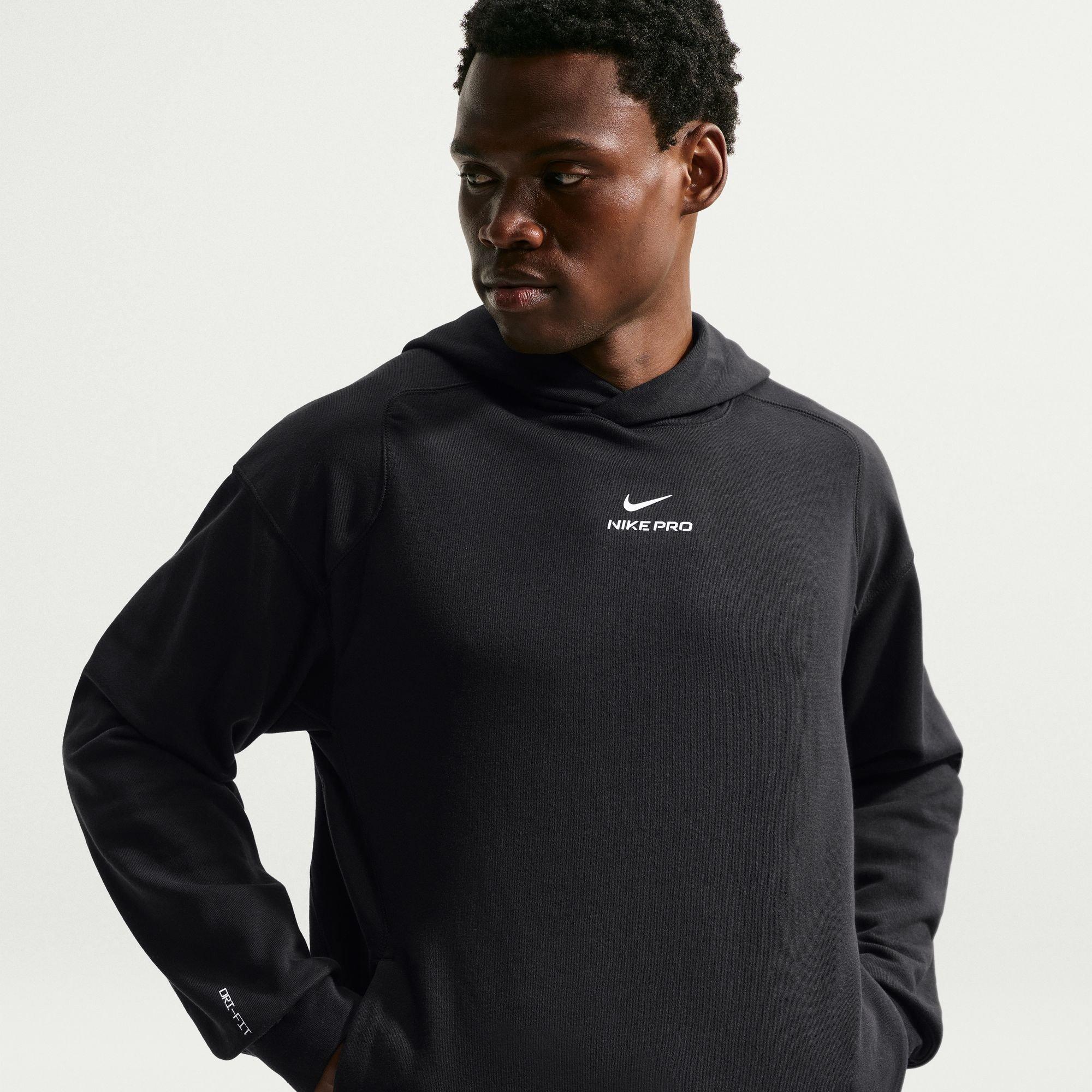 Nike Men's Pro Hoodie - Black/White - S