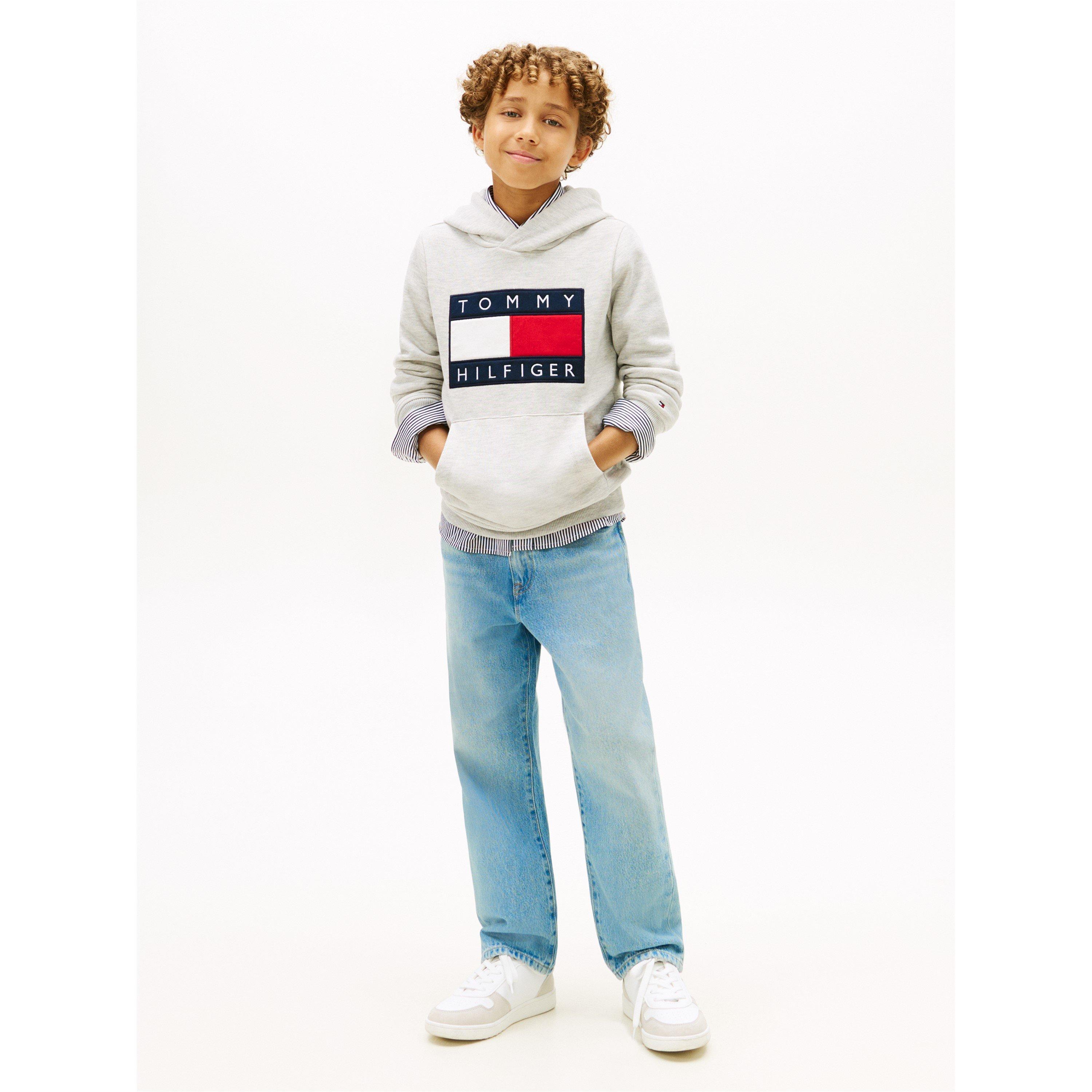 Light Grey P01 - Tommy Hilfiger - Kids' Heritage Pull Over Hoodie - 4