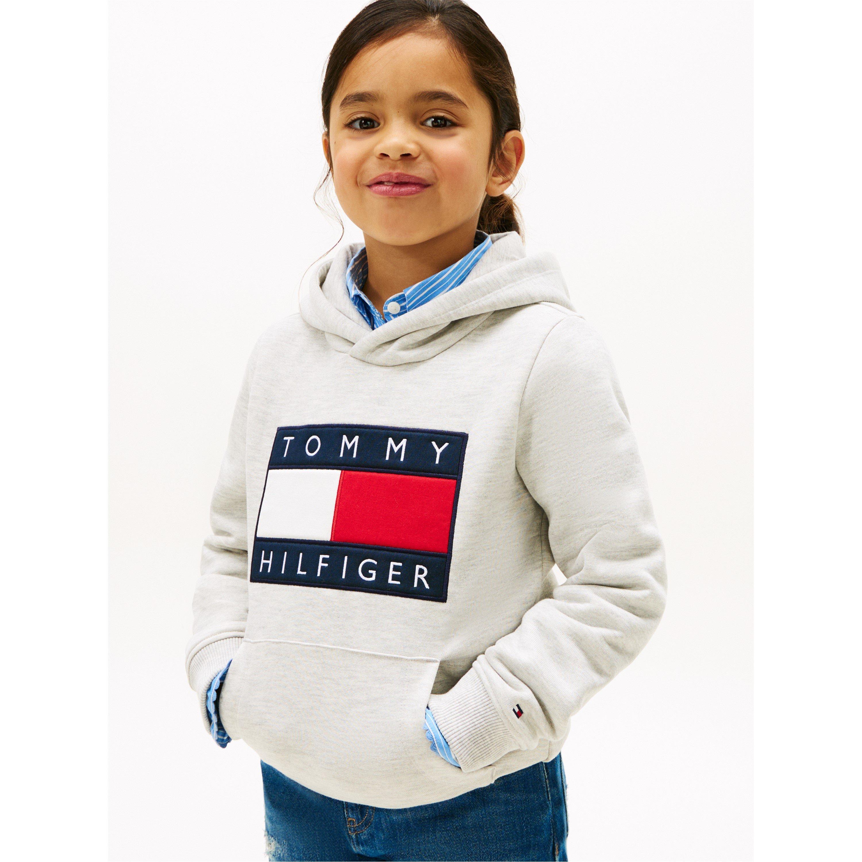 Light Grey P01 - Tommy Hilfiger - Kids' Heritage Pull Over Hoodie - 5