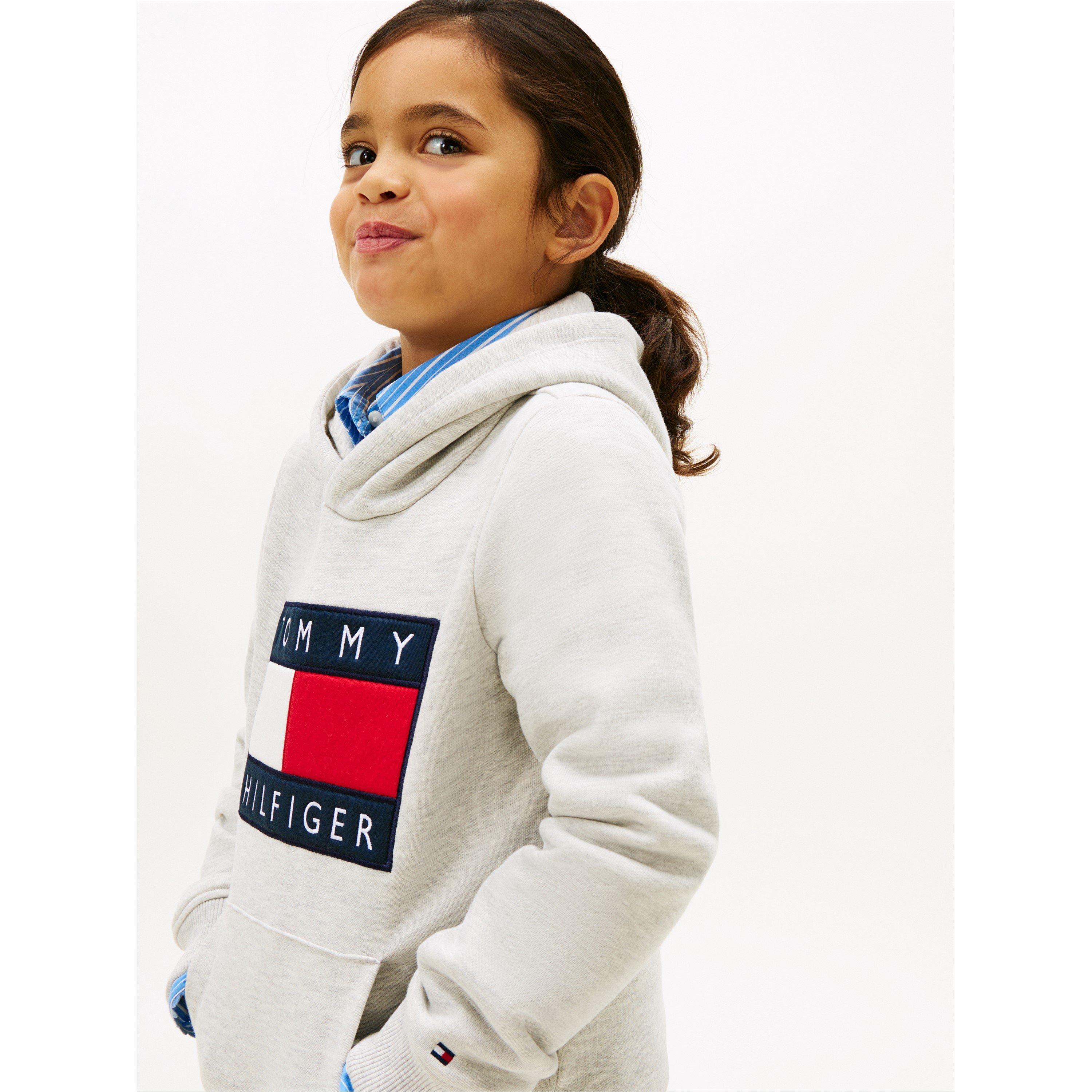 Light Grey P01 - Tommy Hilfiger - Kids' Heritage Pull Over Hoodie - 6
