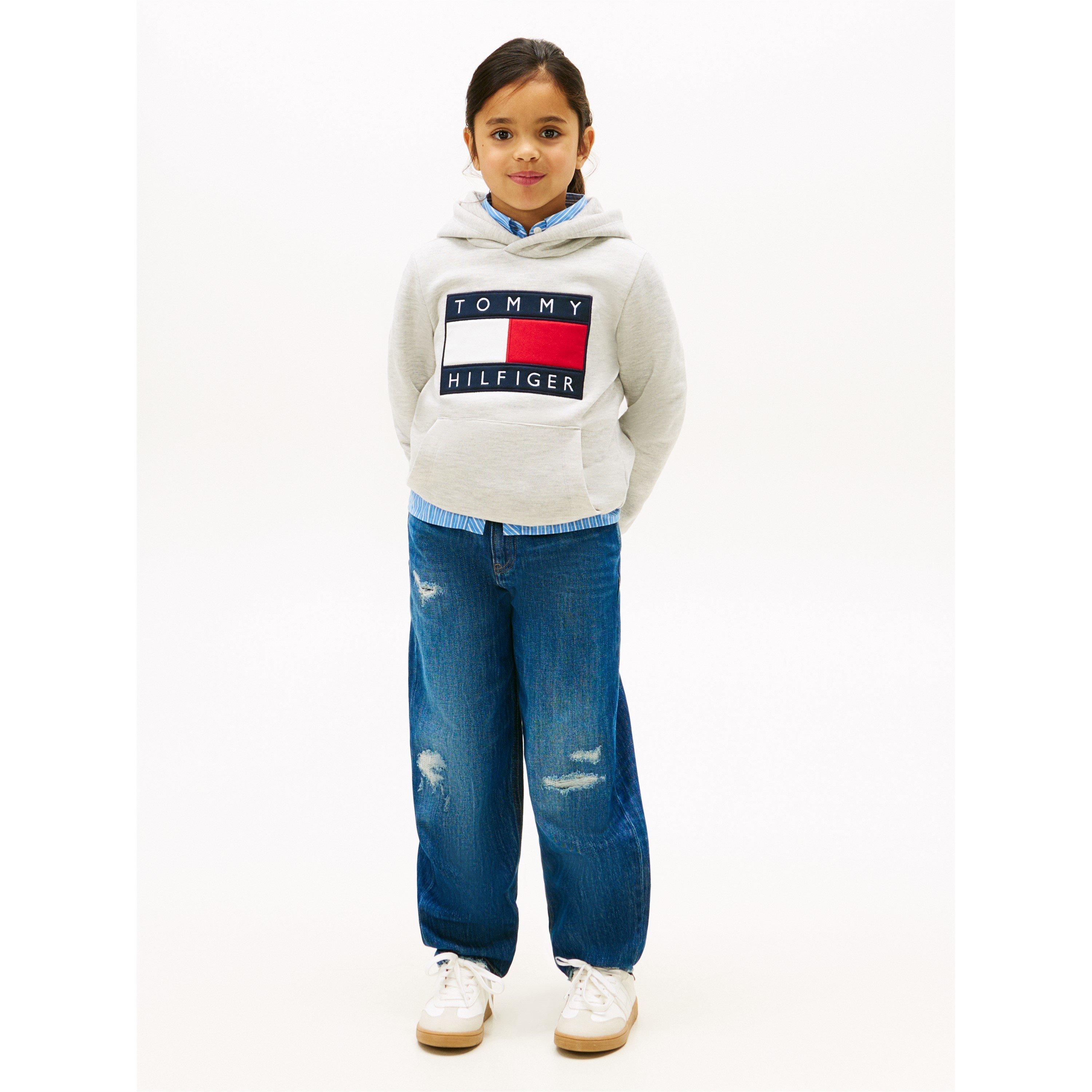 Light Grey P01 - Tommy Hilfiger - Kids' Heritage Pull Over Hoodie - 7