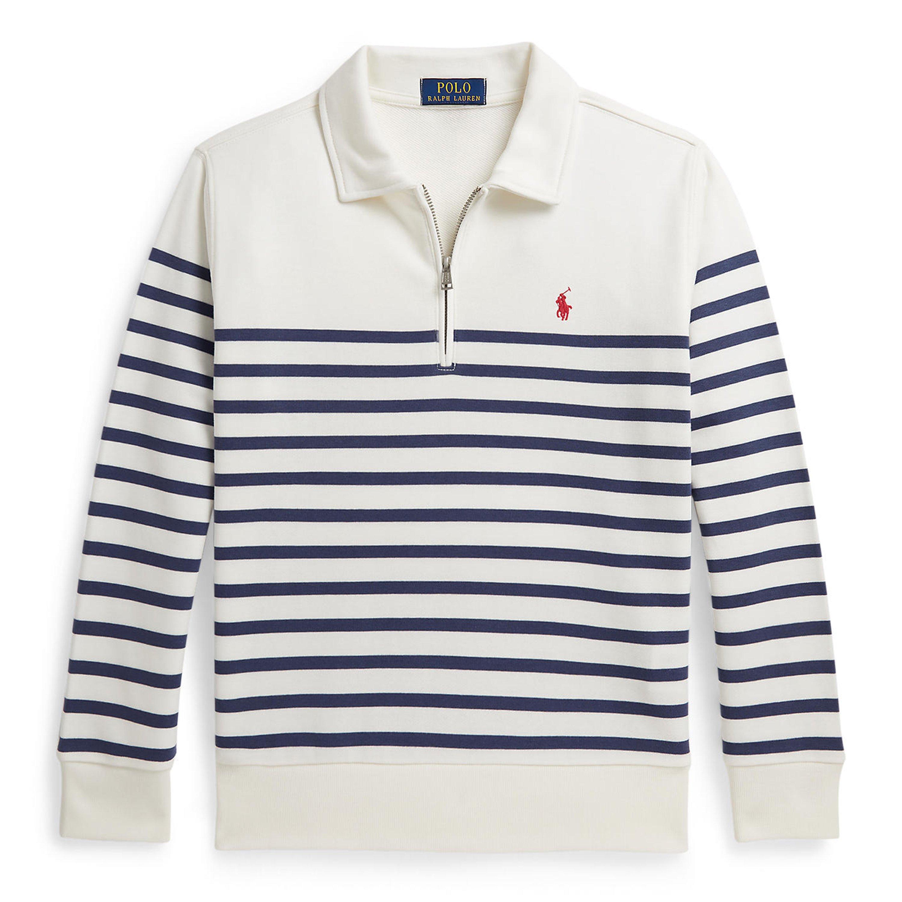 Stripe Multi - Polo Ralph Lauren - Kids' Quarter Zip Fleece - 1