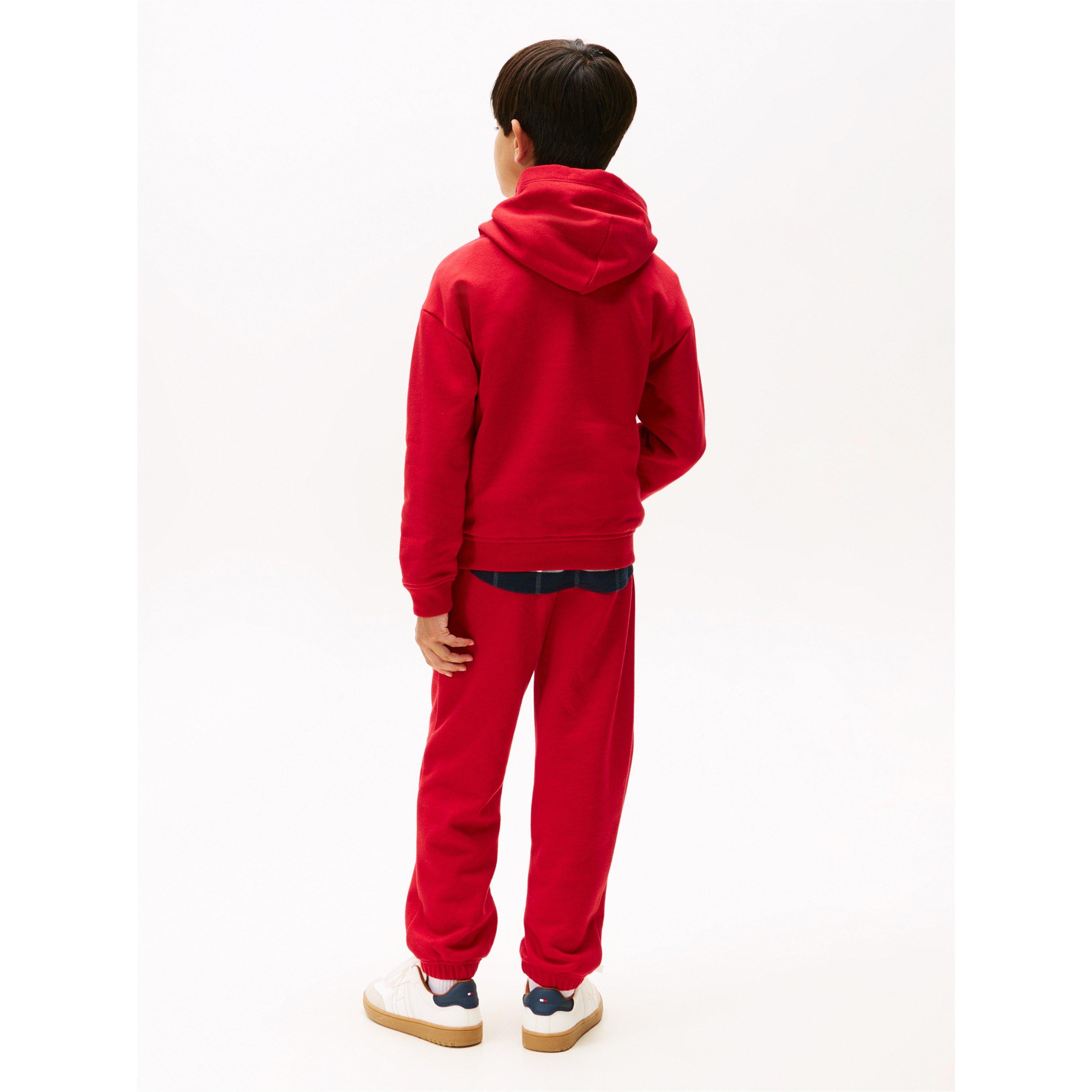 Red XLD - Tommy Hilfiger - Kids' Flag Pull Over Hoodie - 3